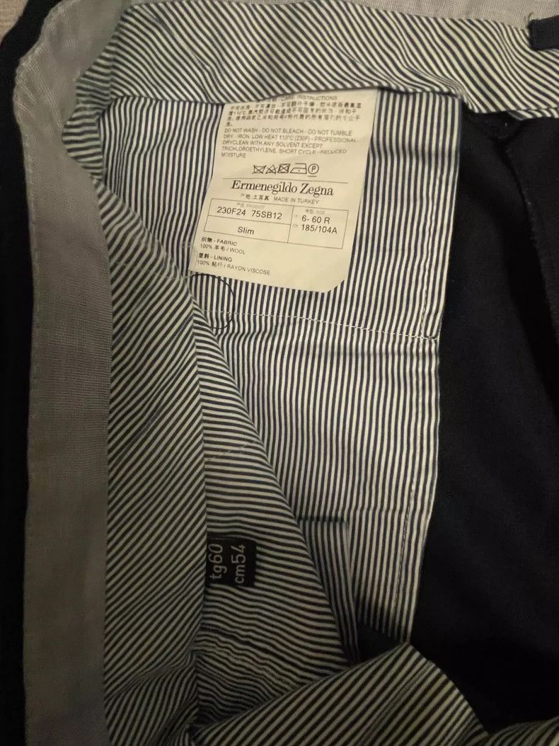 Ermenegildo Zegna Ermenegildo Zegna Wool Casual Pants Slim Fit-yf Size US 44 / EU 60 - 7 Thumbnail