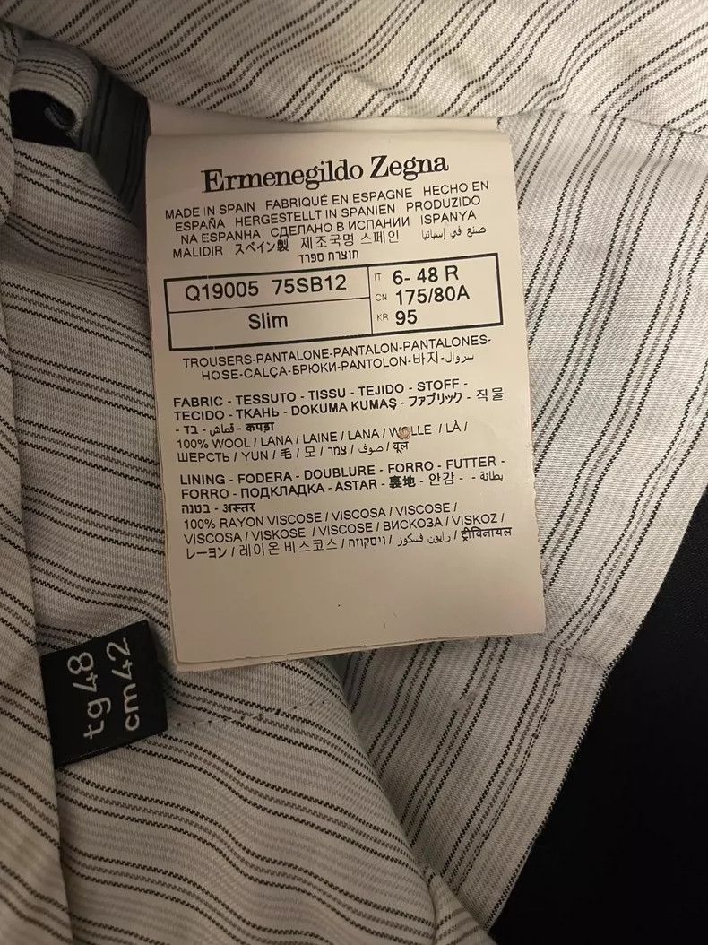 Ermenegildo Zegna Ermenegildo Zegna Wool Casual Trousers-yf Size US 44 / EU 60 - 8 Thumbnail