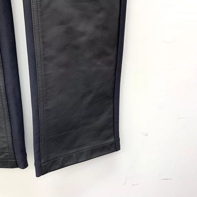 Alexander Wang Alexander Wang Black Leather Casual Pants-yf Size US 26 / EU 42 - 5 Thumbnail