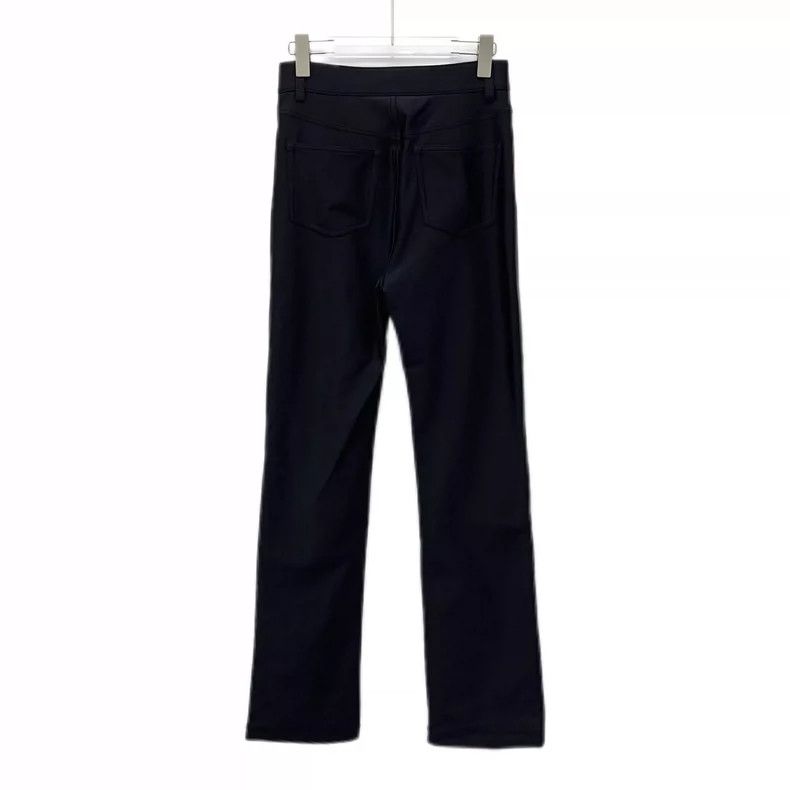Alexander Wang Alexander Wang Black Leather Casual Pants-yf Size US 26 / EU 42 - 2 Thumbnail