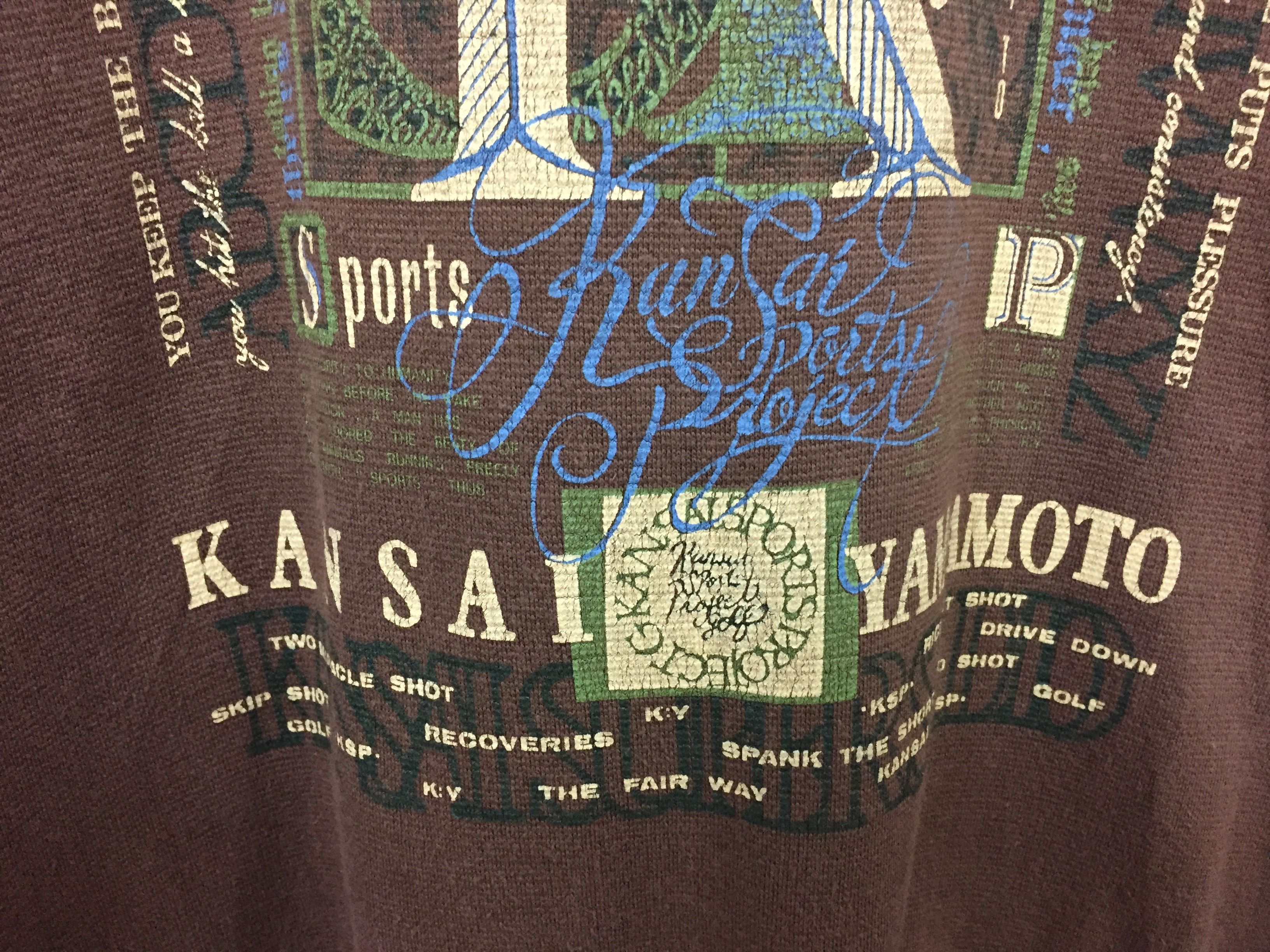 Kansai Yamamoto 1980 KANSAI YAMAMOTO sport project limited sweatshirt Size US S / EU 44-46 / 1 - 6 Thumbnail