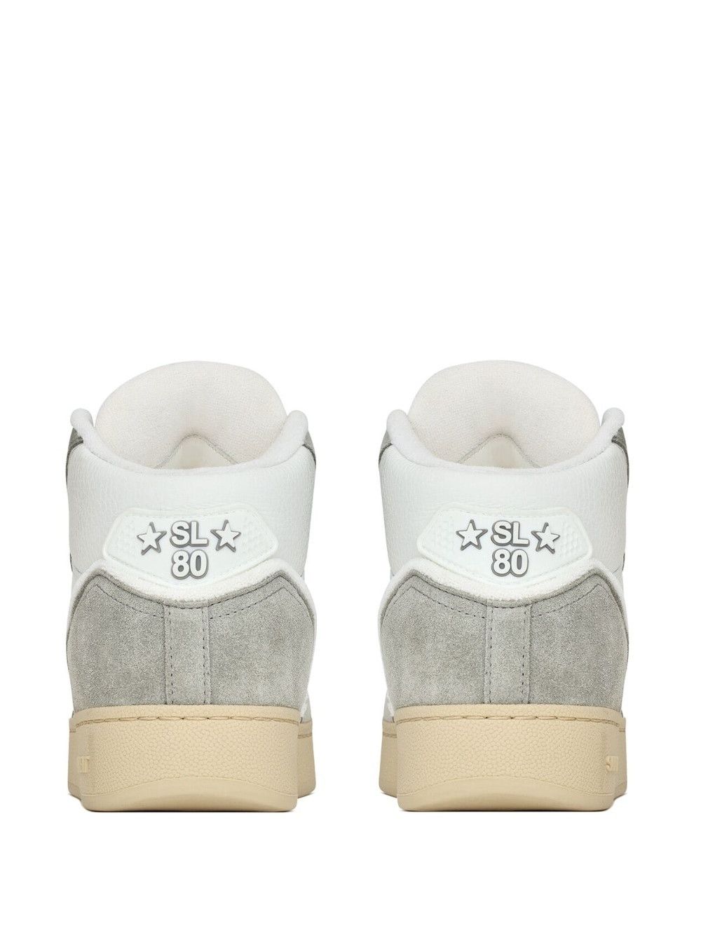 Saint Laurent Paris SL/80 SNEAKERS IN LEATHER AND SUEDE Size US 6 / EU 39 - 3 Thumbnail