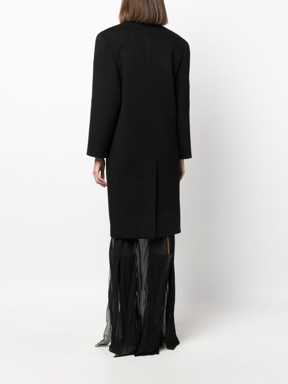 Saint Laurent Paris double-breasted coat in cashmere Size M / US 6-8 / IT 42-44 - 4 Thumbnail