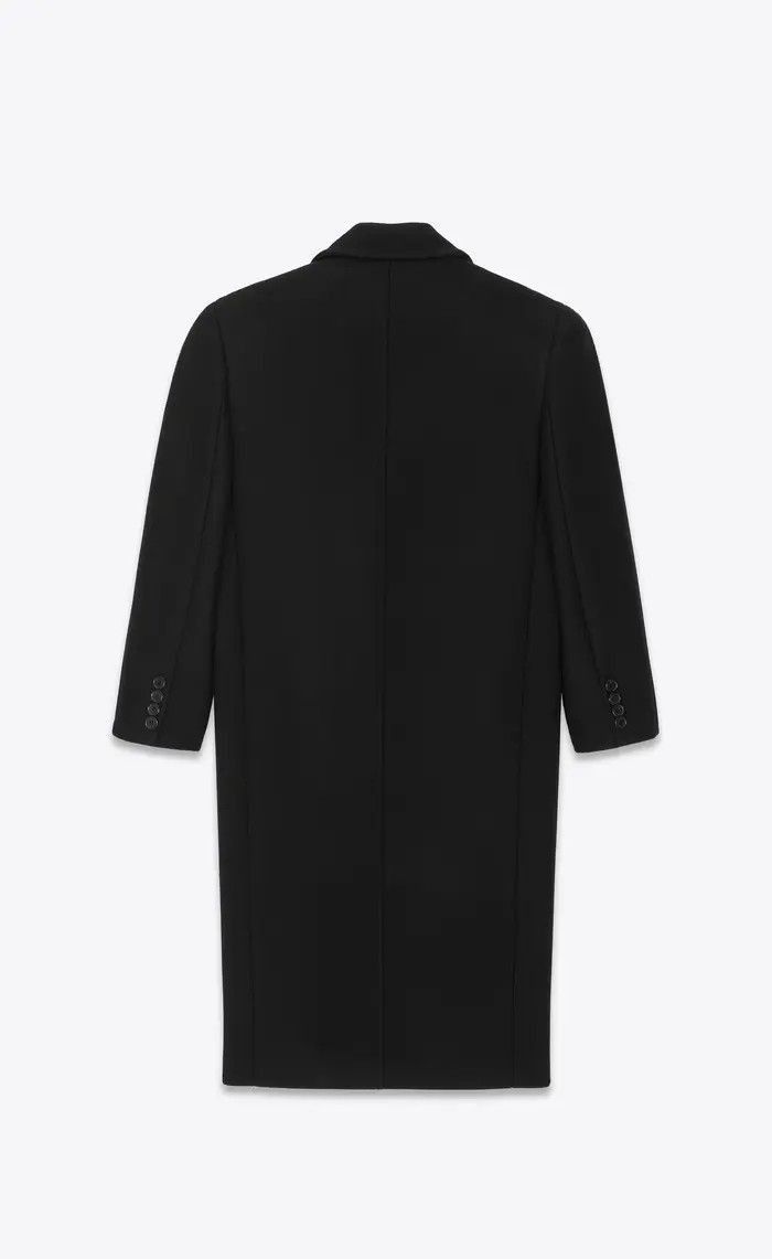Saint Laurent Paris double-breasted coat in cashmere Size XXL / US 16-18 / IT 52-54 - 2 Thumbnail