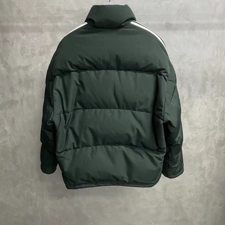 Balenciaga Balenciaga Green Embroidered Logo Down Jacket-yf Size US M / EU 48-50 / 2 - 2 Thumbnail