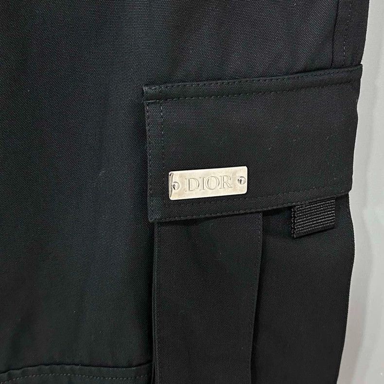 Dior Black Multi-Pocket Cargo Pants Dior-yf Size US 44 / EU 60 - 3 Thumbnail