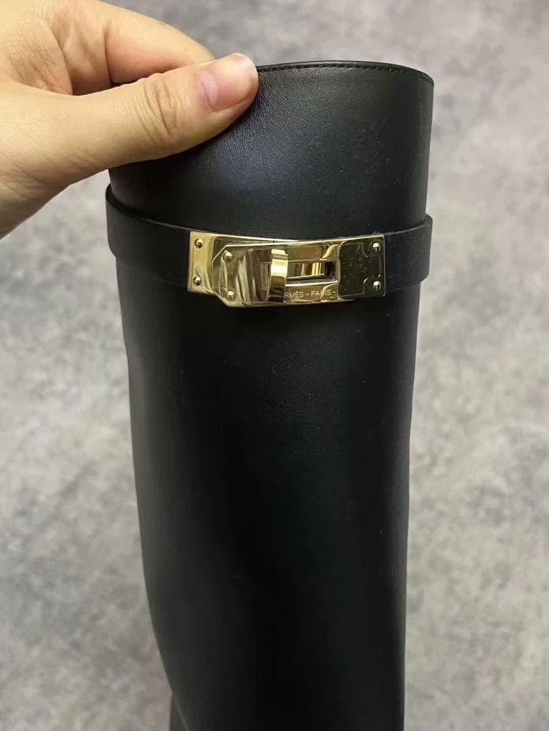 Hermes Hermes Kelly High Heeled Knee Boots-yf Size US 7 / EU 40 - 3 Thumbnail