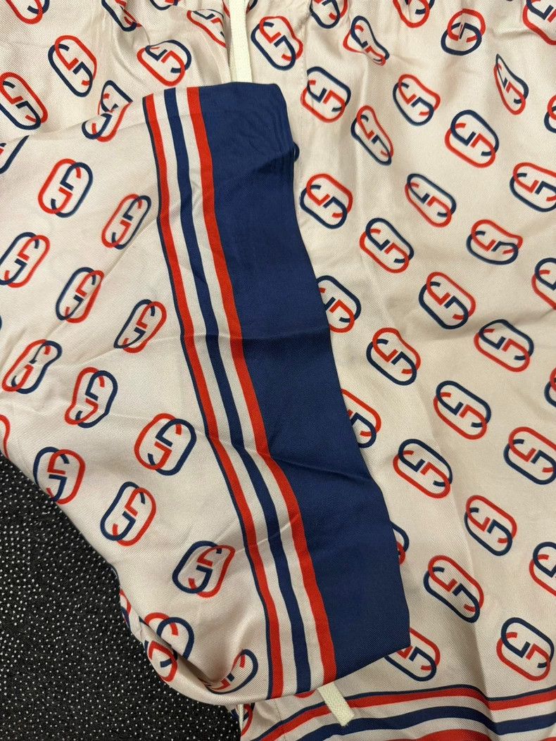 Gucci Gucci Logo Printed Silk Shorts-yf Size US 44 / EU 60 - 6 Thumbnail