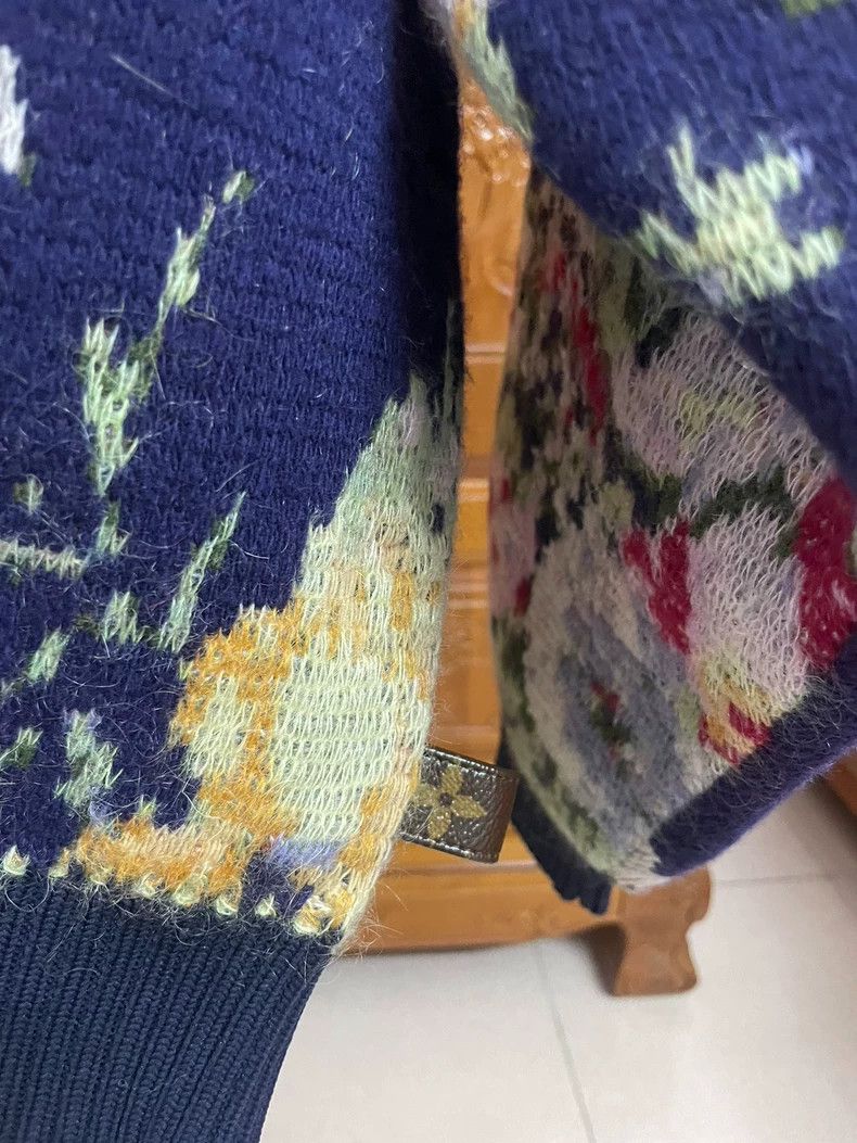 Louis Vuitton Louis Vuitton Floral Knit Sweater with Tags-yf Size US M / EU 48-50 / 2 - 3 Thumbnail