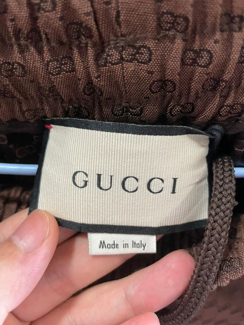 Gucci Gucci Logo Side Stripe Swim Shorts-yf Size US 34 / EU 50 - 4 Thumbnail