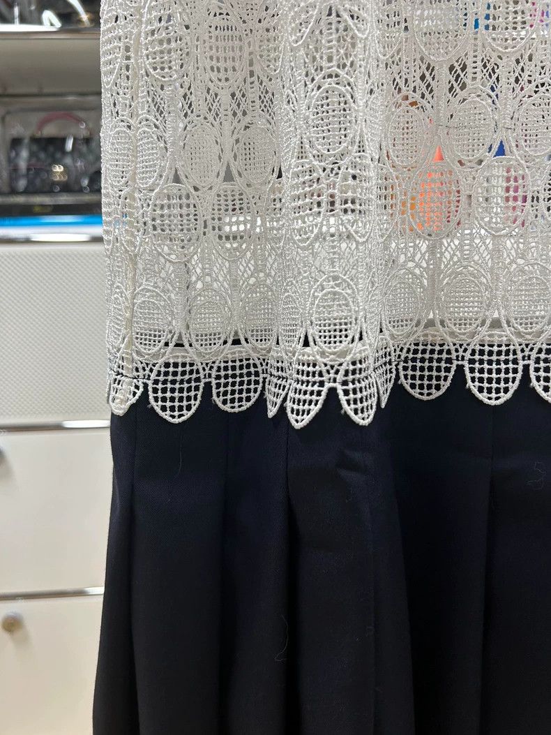 Thom Browne Thom Browne Lace Trimmed Dress for Women-yf Size 36" / US 14 / IT 50 - 6 Thumbnail