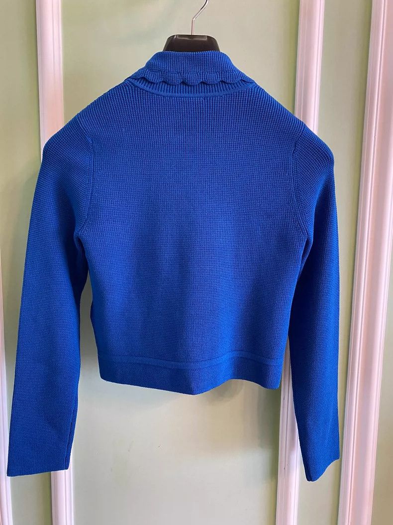 Celine Sandro Blue Knitted Top and Skirt Set-yf Size ONE SIZE - 2 Thumbnail