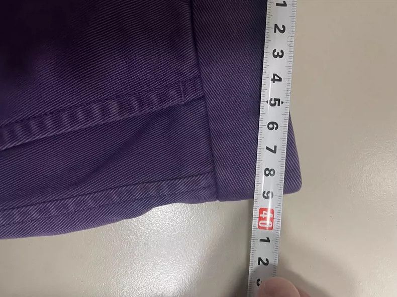 Emporio Armani Giorgio Armani Purple Casual Pants for Spring-yf Size US 44 / EU 60 - 6 Thumbnail