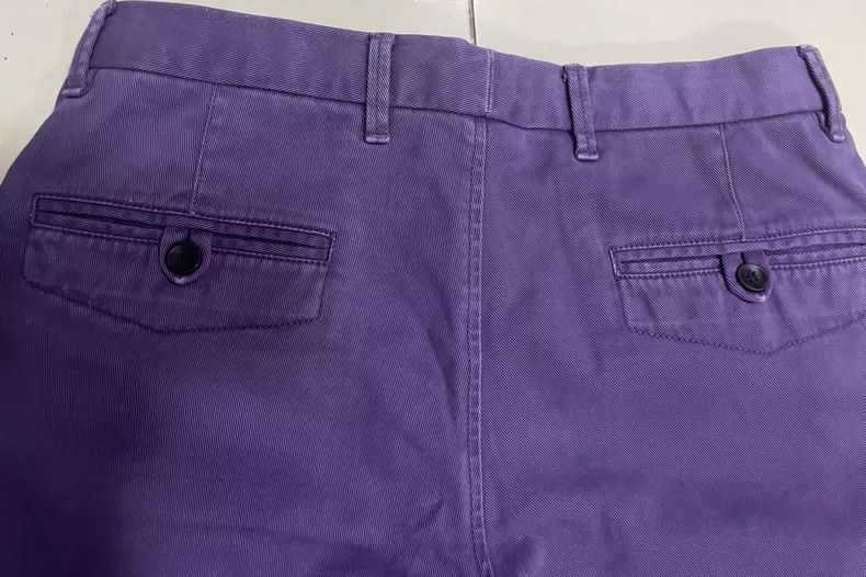 Emporio Armani Giorgio Armani Purple Casual Pants for Spring-yf Size US 44 / EU 60 - 5 Thumbnail