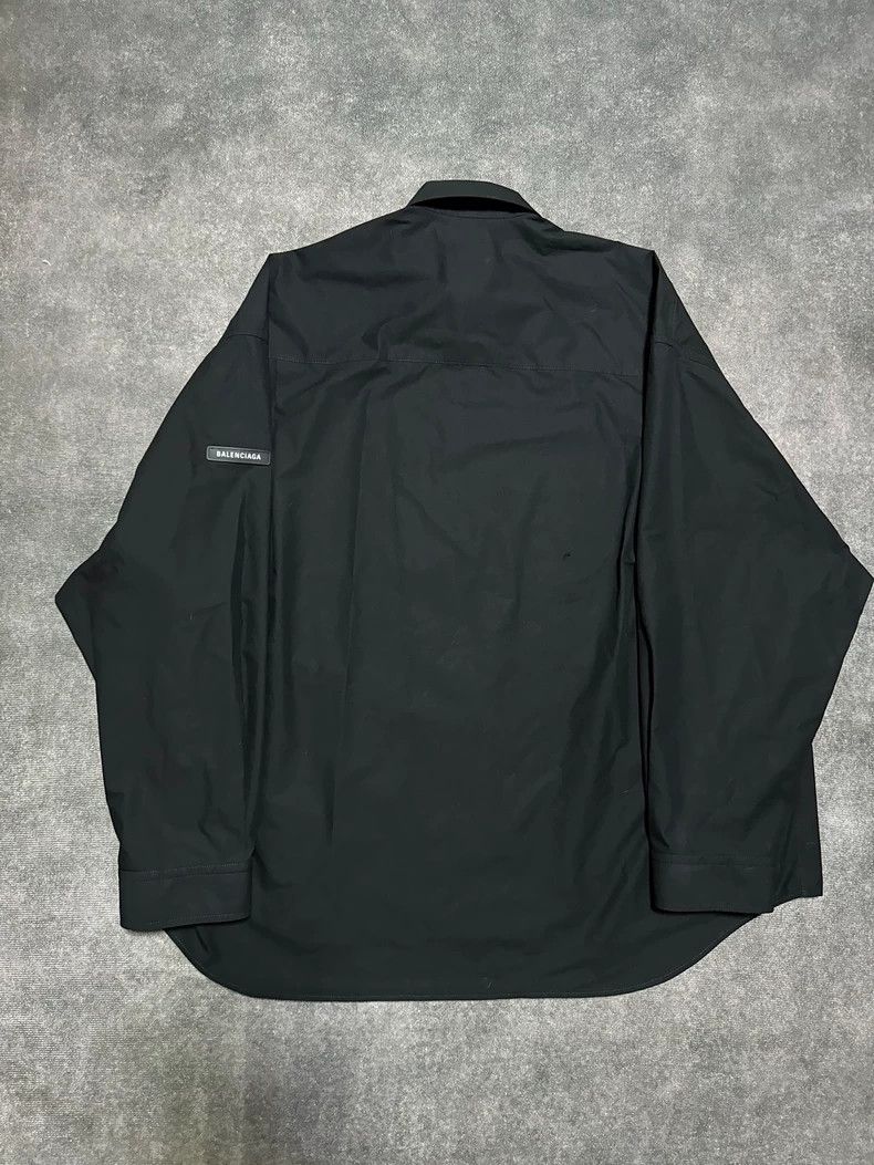 Balenciaga Balenciaga Black Long Sleeve Shirt-yf Size US M / EU 48-50 / 2 - 2 Thumbnail