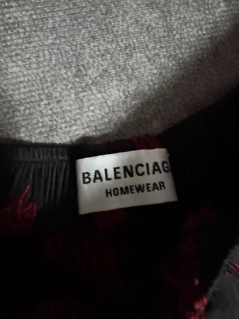 Balenciaga Balenciaga Silk Pants with Logo Print-yf Size US 30 / EU 46 - 3 Thumbnail