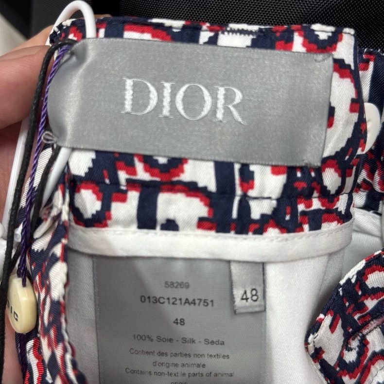 Dior Dior Classic Floral Silk Shorts Thin Style-yf Size US 44 / EU 60 - 4 Thumbnail