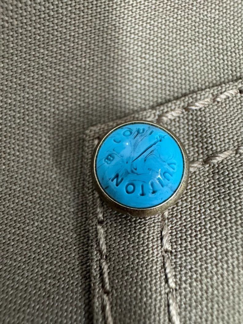 Louis Vuitton Louis Vuitton Green Turquoise Wool Pants-yf Size US 44 / EU 60 - 4 Thumbnail