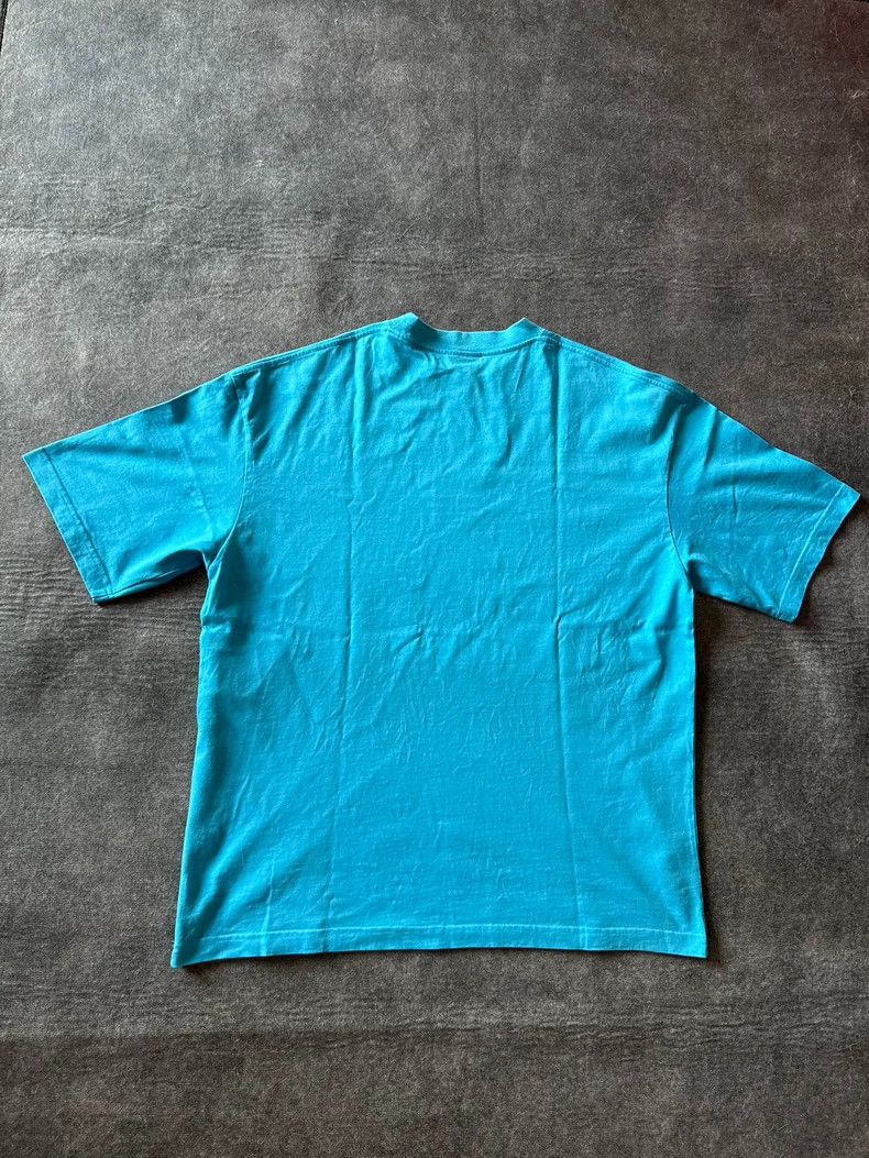 Balenciaga Balenciaga New Sky Blue Short Sleeve T-Shirt-yf Size US M / EU 48-50 / 2 - 2 Thumbnail