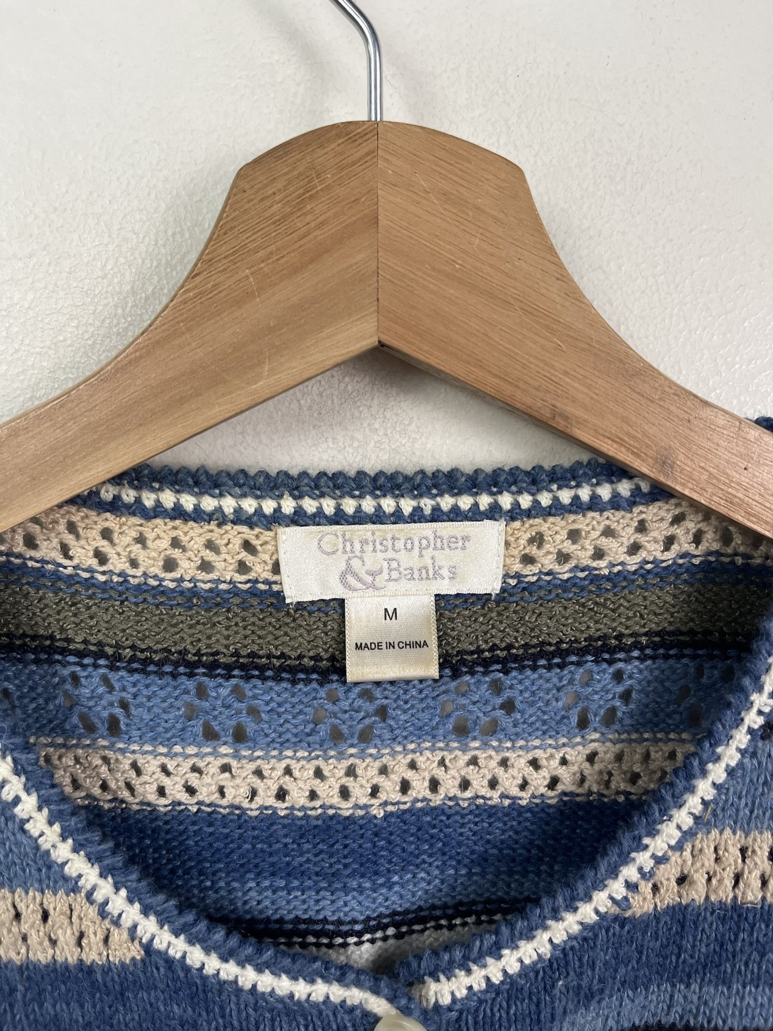 Other Vintage 1990s Cardigan Knit Tee Shirt 90s Short Sleeve Knit Cardigan Sweater Size S (M) Size US S / EU 44-46 / 1 - 2 Thumbnail