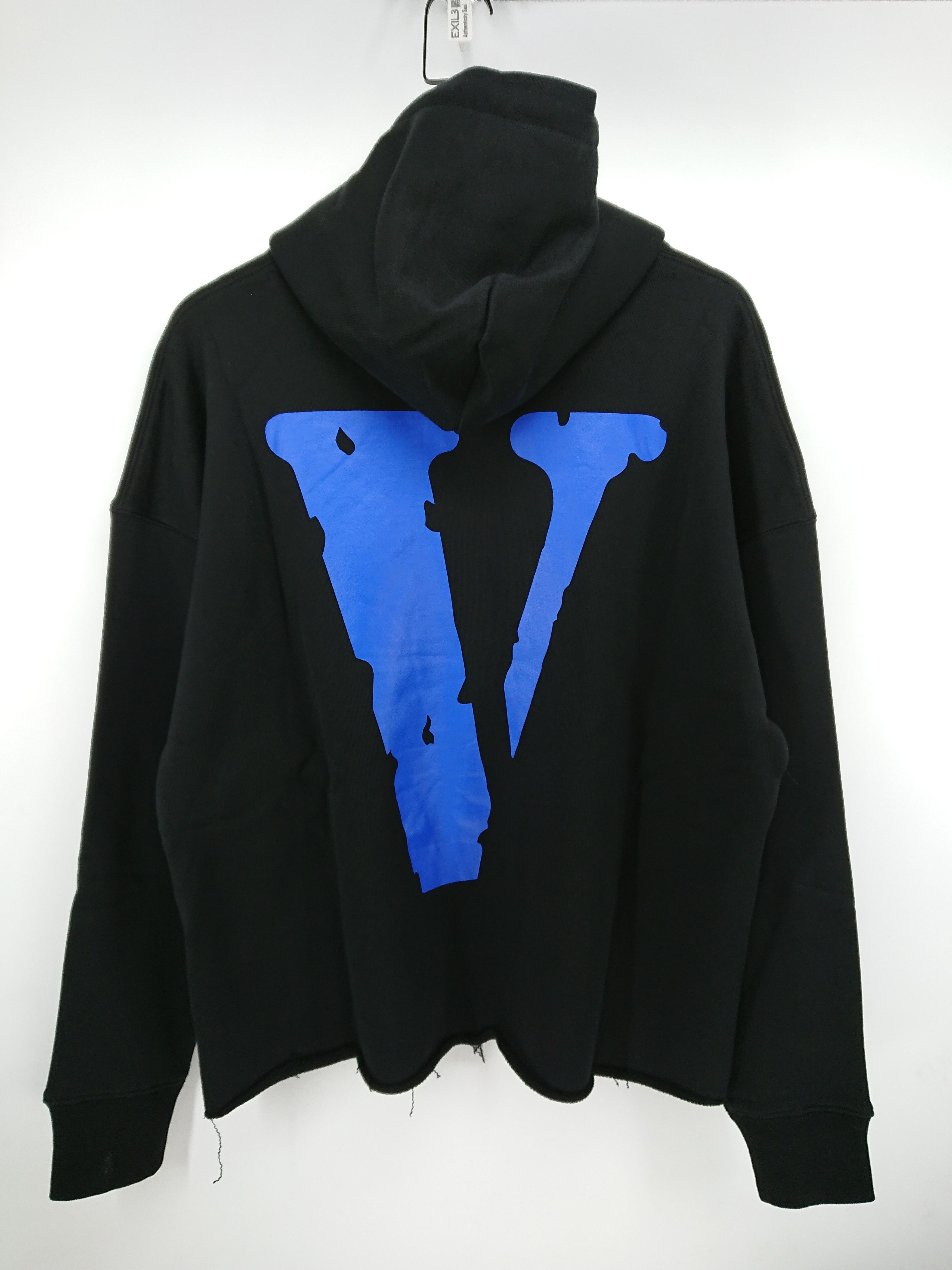 Vlone Vlone Staple Hoodie Black Blue Grailed