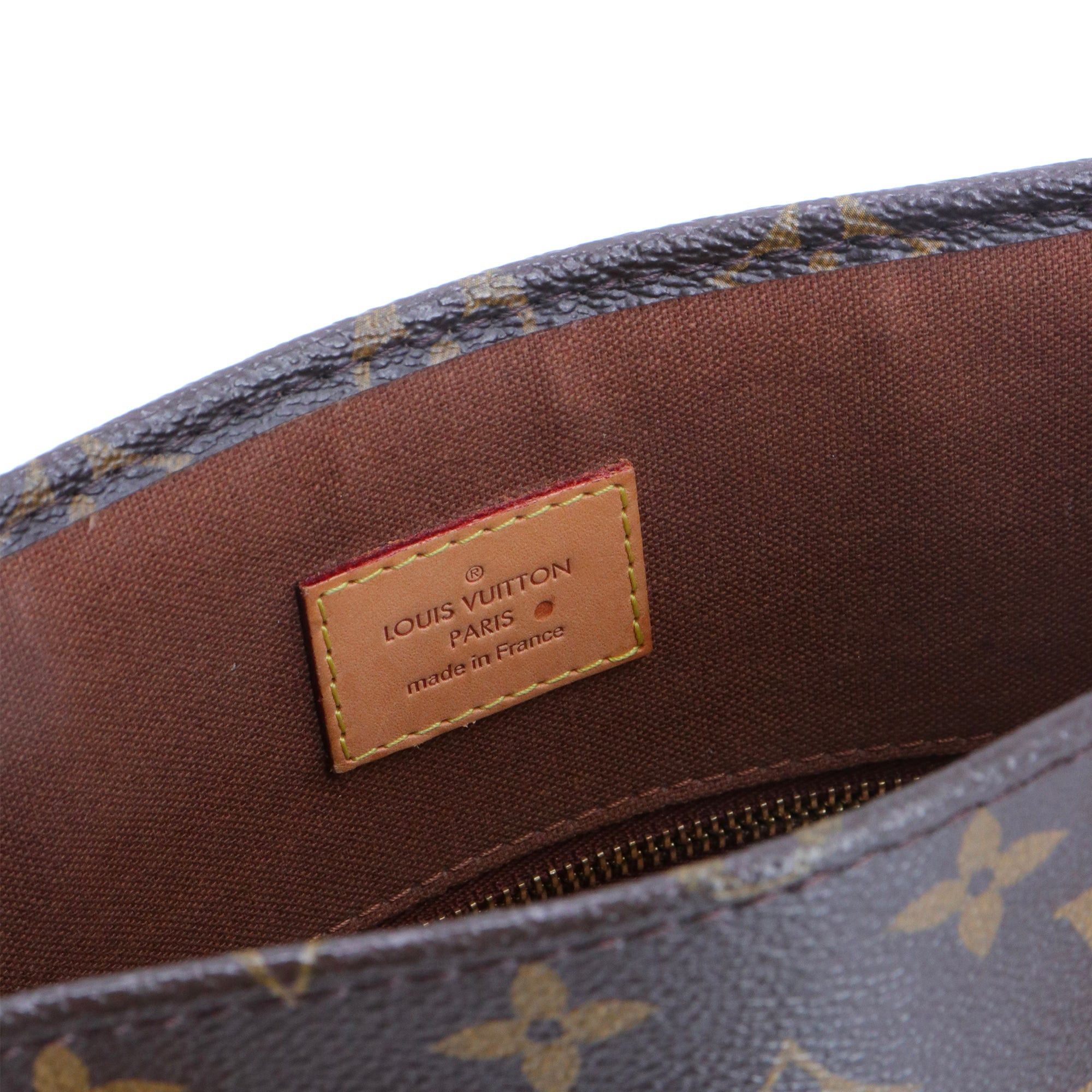 Louis Vuitton LOUIS VUITTON - Louis Vuitton flat tote bag in monogram canvas Size ONE SIZE - 7 Thumbnail