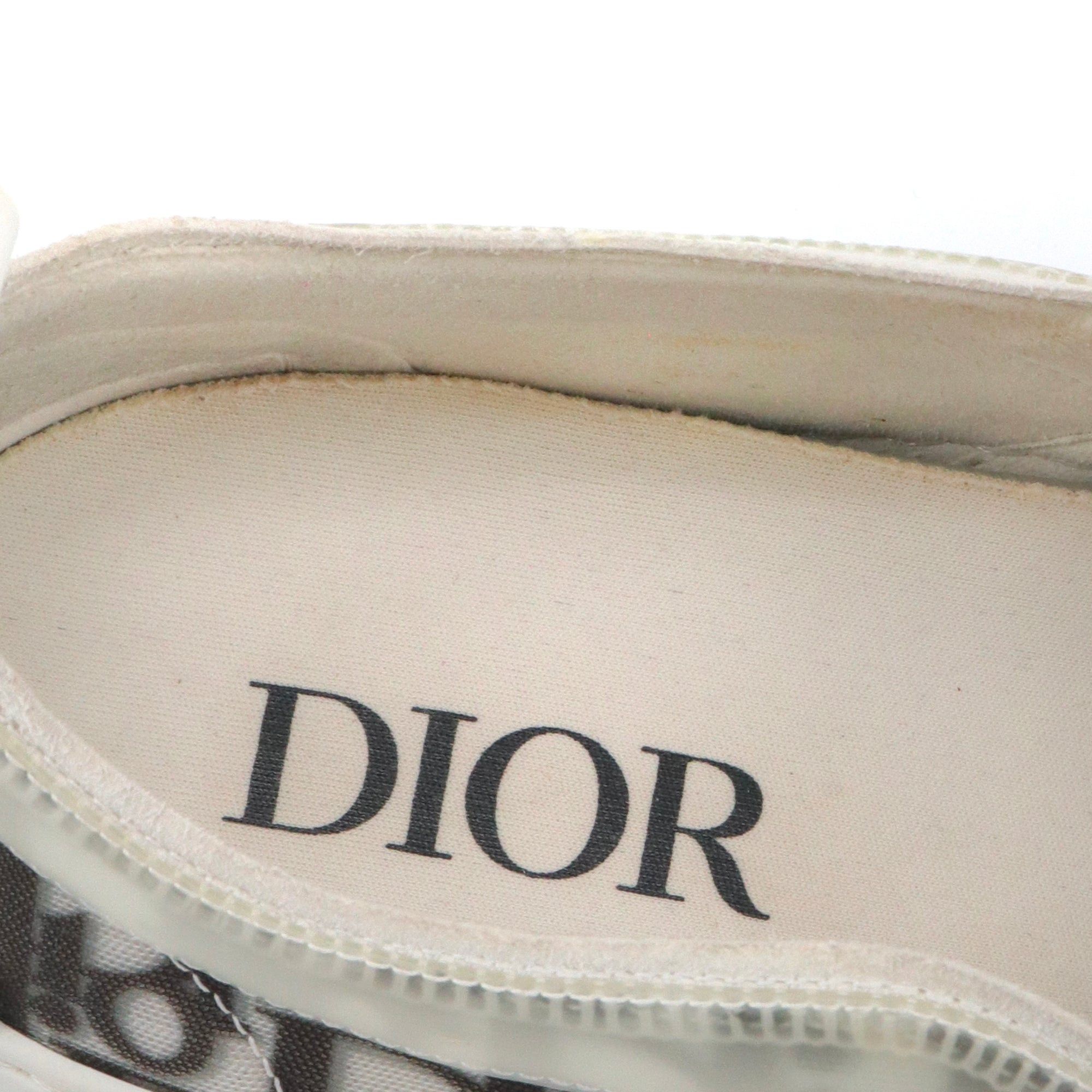 Dior DIOR - Dior B23 Slip-On sneakers in white oblique Dior canvas (T40) Size US 9 / IT 39 - 6 Thumbnail