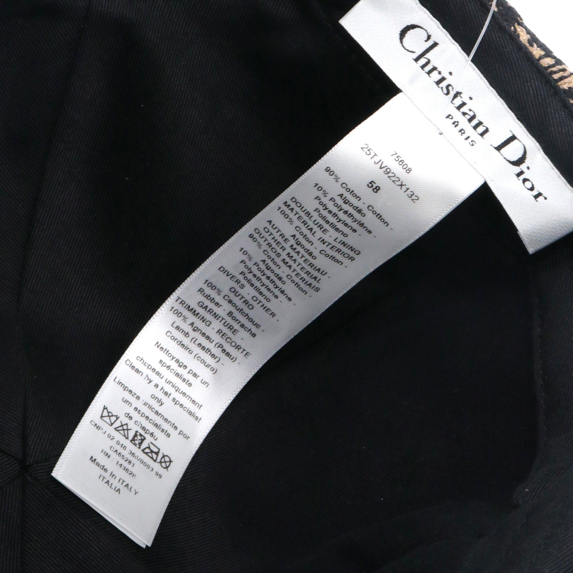 Dior DIOR - Dior D-Player cap in beige toile de jouy (T58) Size ONE SIZE - 5 Thumbnail