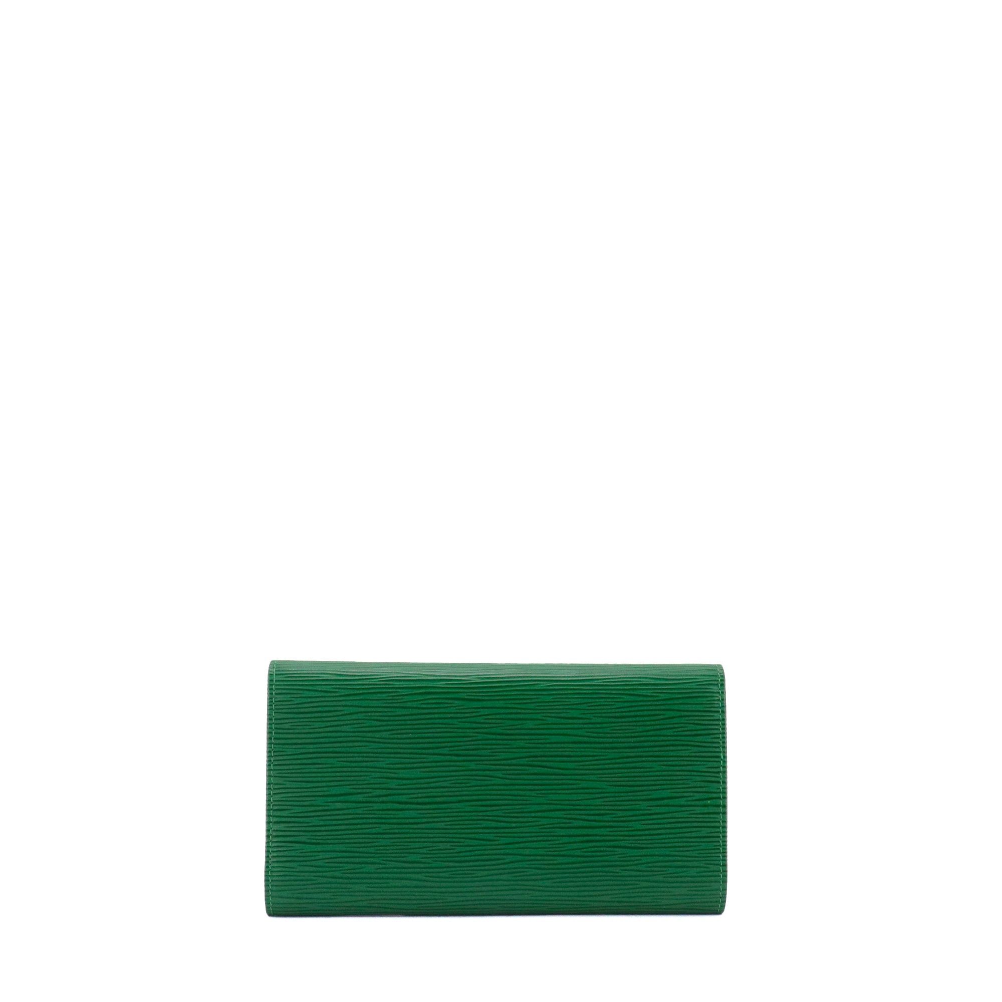 Louis Vuitton LOUIS VUITTON - Sarah Louis Vuitton green epi leather wallet Size ONE SIZE - 2 Thumbnail