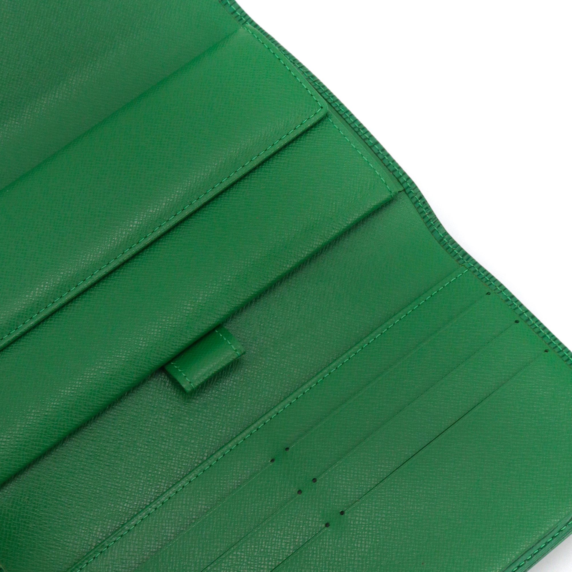 Louis Vuitton LOUIS VUITTON - Sarah Louis Vuitton green epi leather wallet Size ONE SIZE - 6 Thumbnail