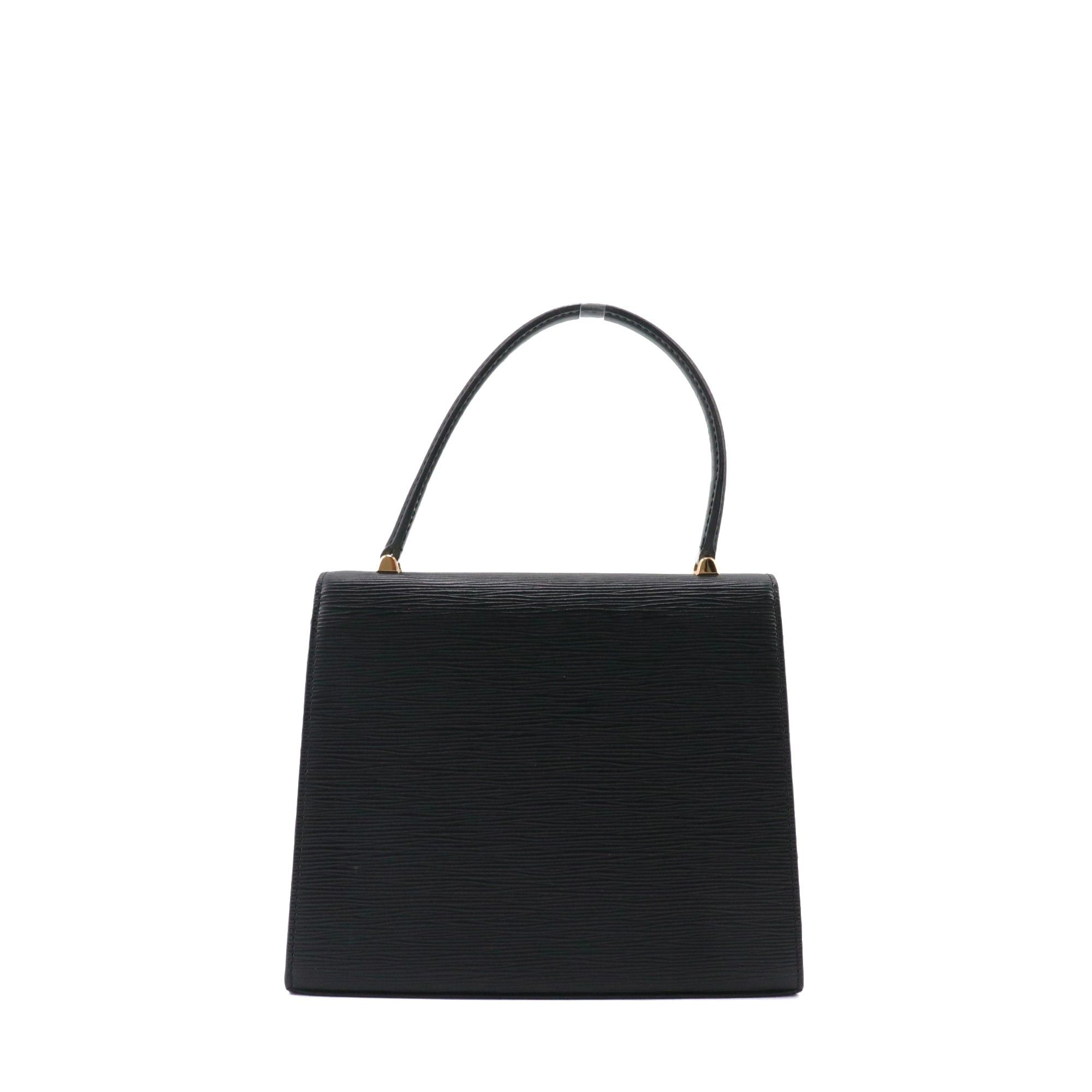 Louis Vuitton LOUIS VUITTON - Louis Vuitton Malesherbes handbag in vintage black epi leather Size ONE SIZE - 3 Thumbnail