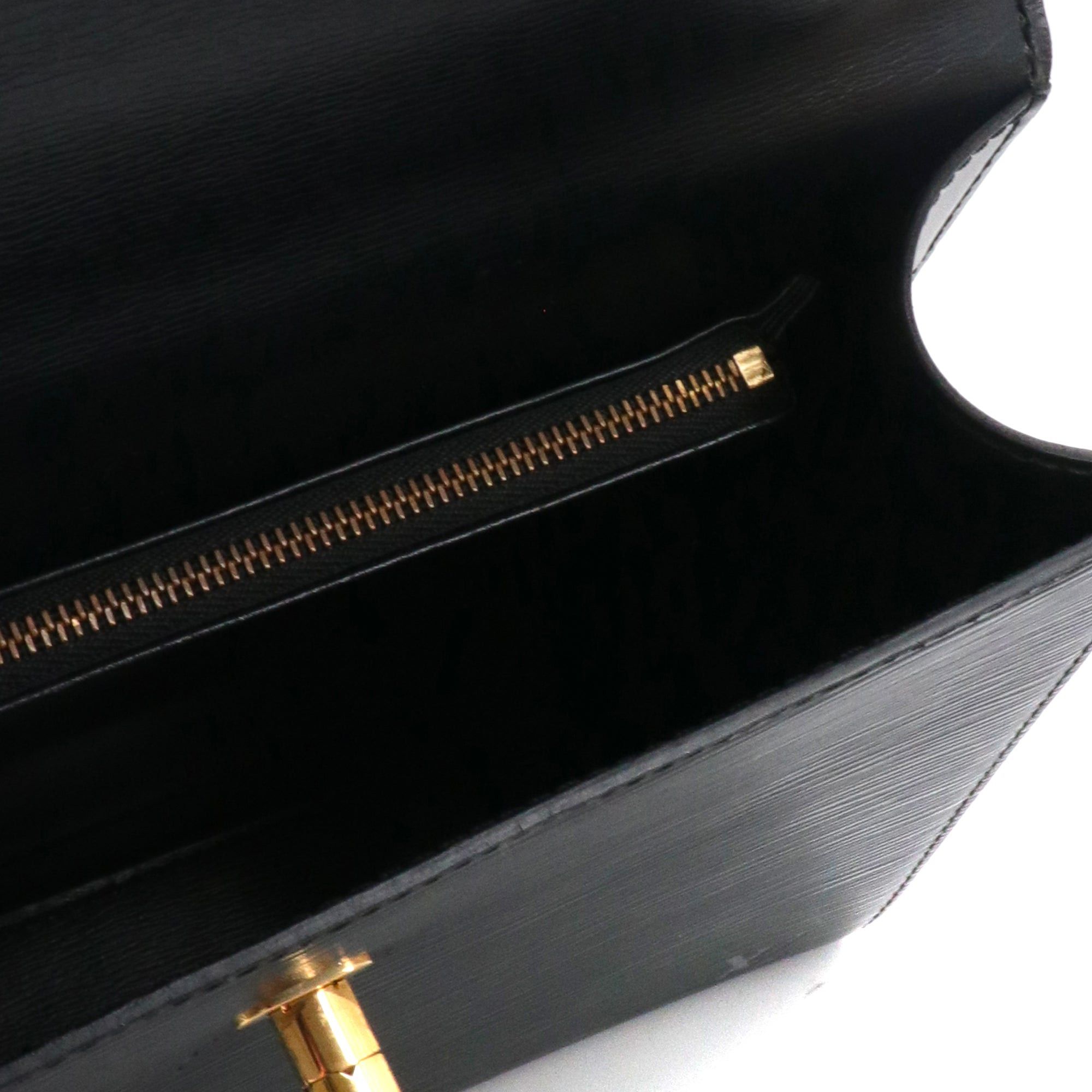 Louis Vuitton LOUIS VUITTON - Louis Vuitton Malesherbes handbag in vintage black epi leather Size ONE SIZE - 7 Thumbnail