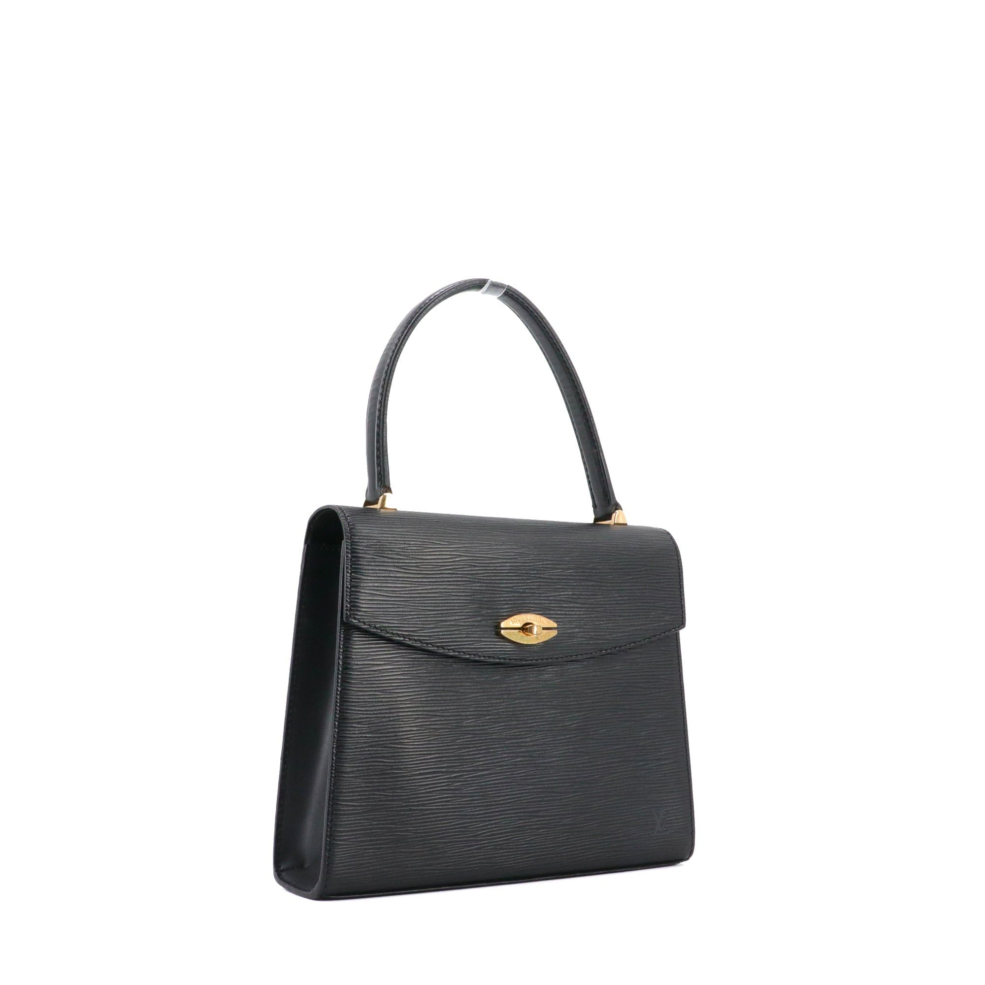 Louis Vuitton LOUIS VUITTON - Louis Vuitton Malesherbes handbag in vintage black epi leather Size ONE SIZE - 2 Thumbnail