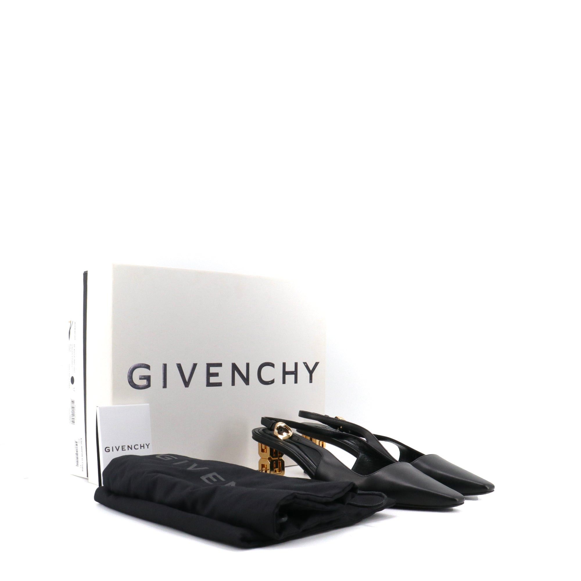 Givenchy GIVENCHY - Givenchy G Cube pumps in black leather (T37) Size US 6 / IT 36 - 8 Thumbnail