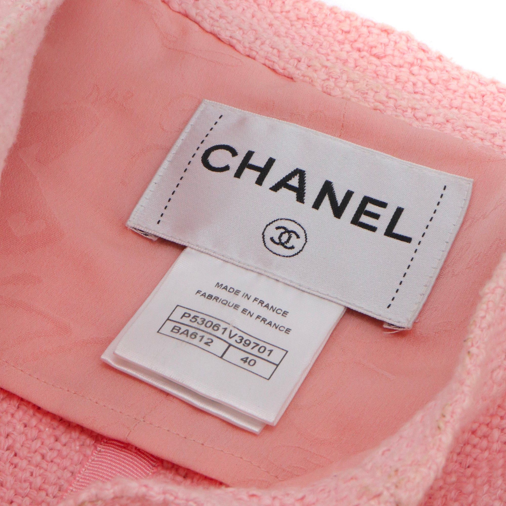 Chanel CHANEL - Chanel short jacket in pink tweed (T40) Size M / US 6-8 / IT 42-44 - 8 Thumbnail
