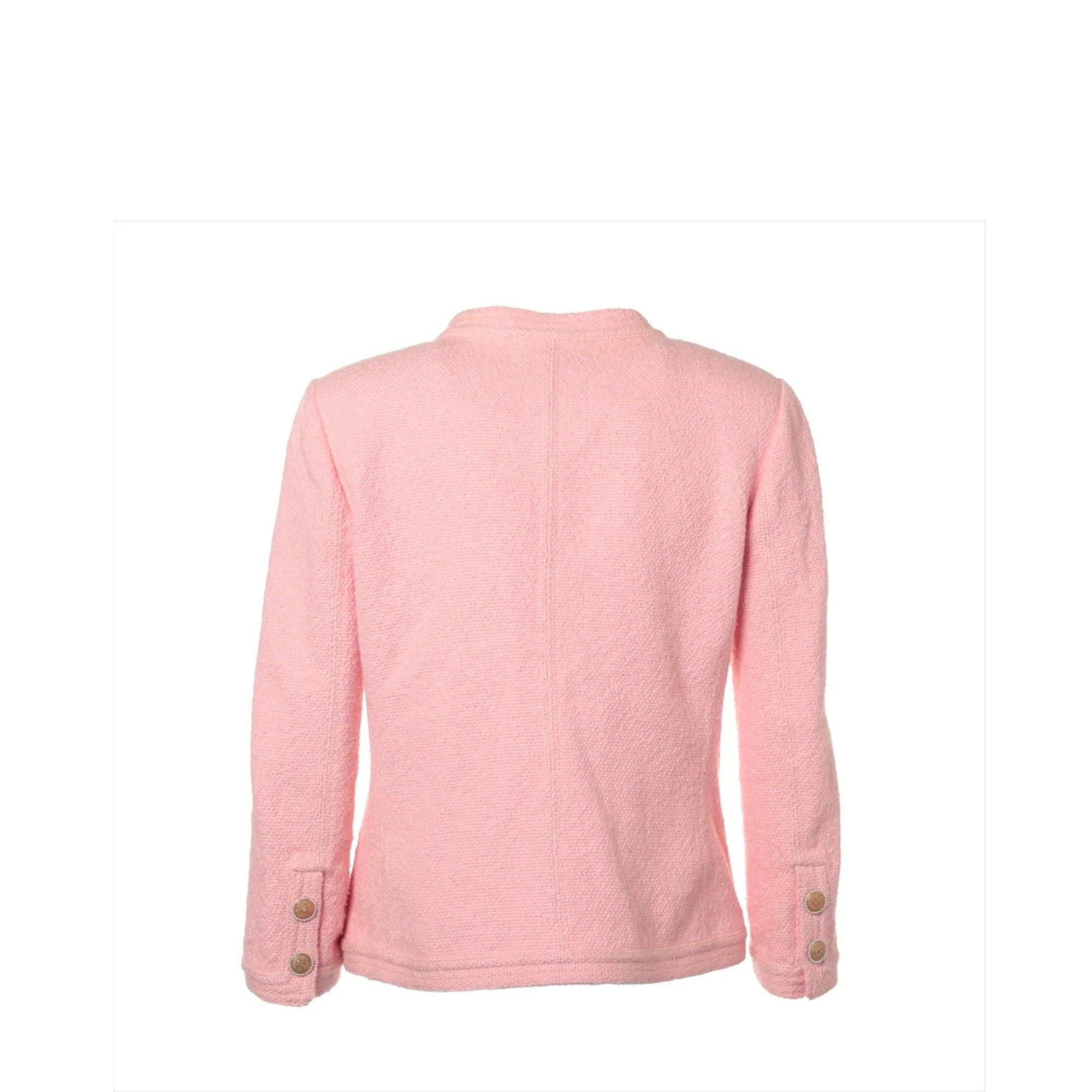 Chanel CHANEL - Chanel short jacket in pink tweed (T40) Size M / US 6-8 / IT 42-44 - 2 Thumbnail