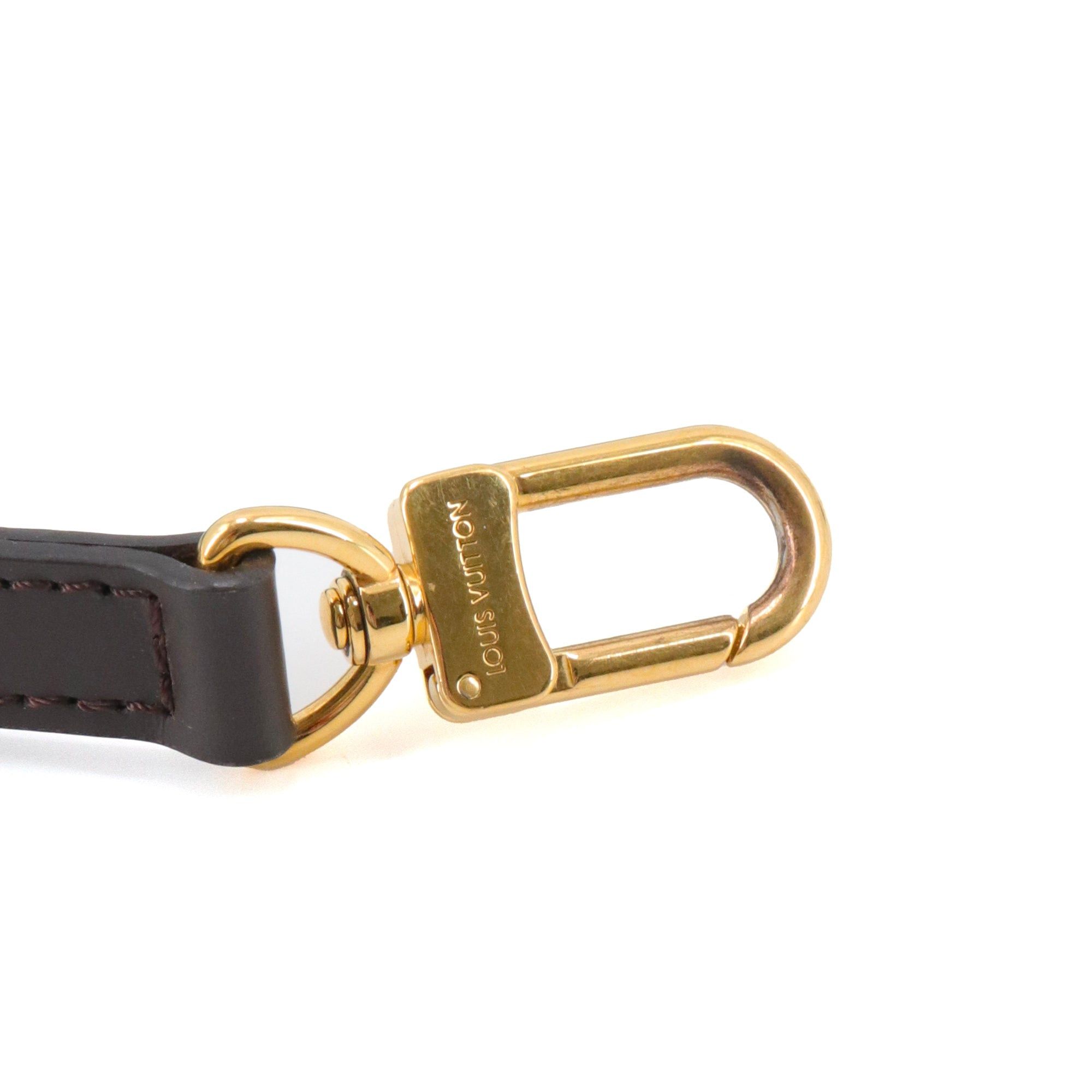 Louis Vuitton LOUIS VUITTON - Louis Vuitton adjustable bag strap in brown leather Size ONE SIZE - 4 Thumbnail