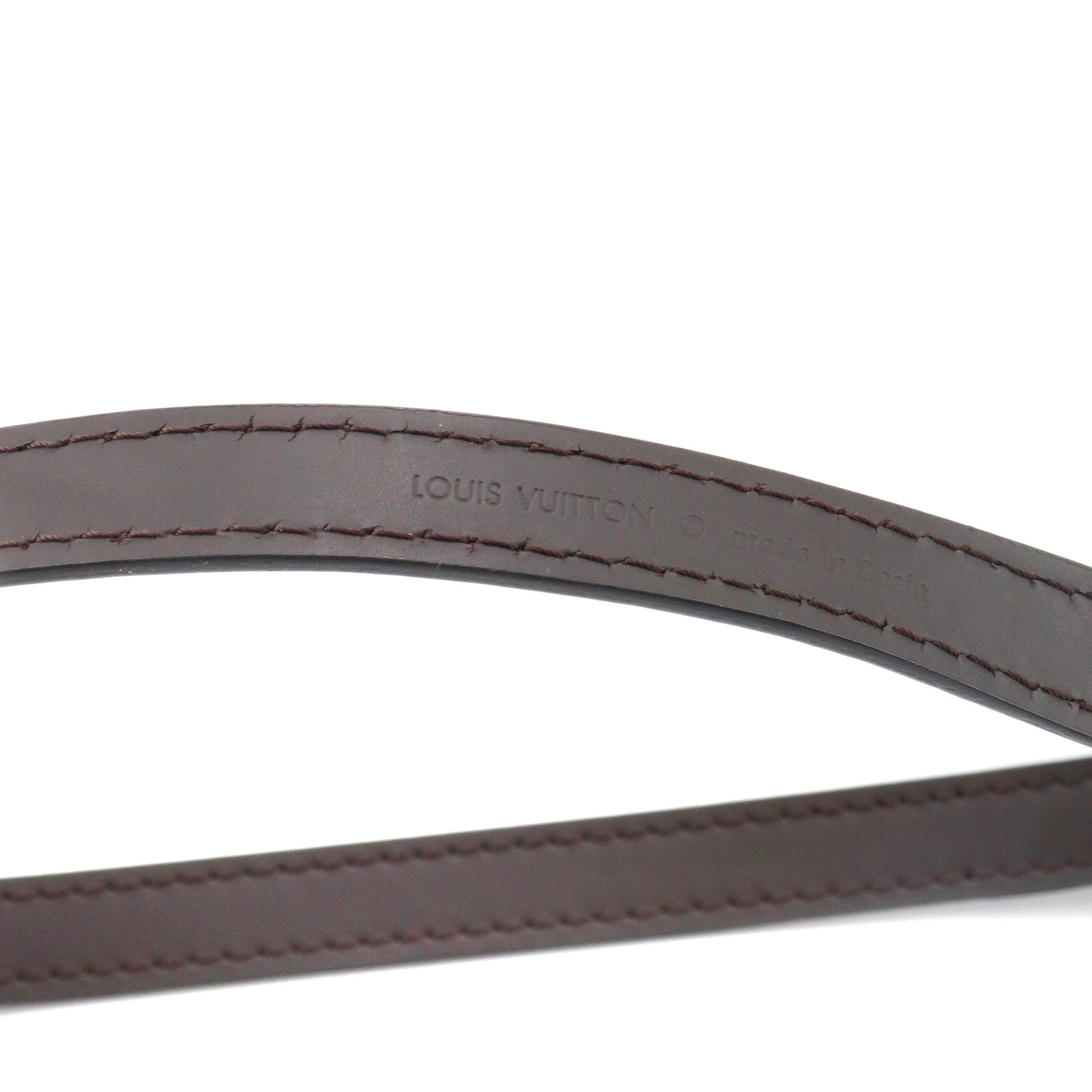 Louis Vuitton LOUIS VUITTON - Louis Vuitton adjustable bag strap in brown leather Size ONE SIZE - 5 Thumbnail