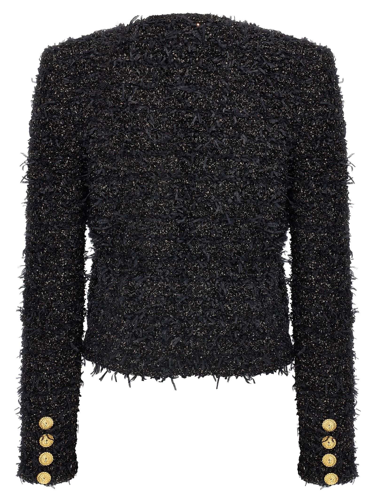 Balmain Lurex Tweed Blazer Size XS / US 0-2 / IT 36-38 - 2 Thumbnail