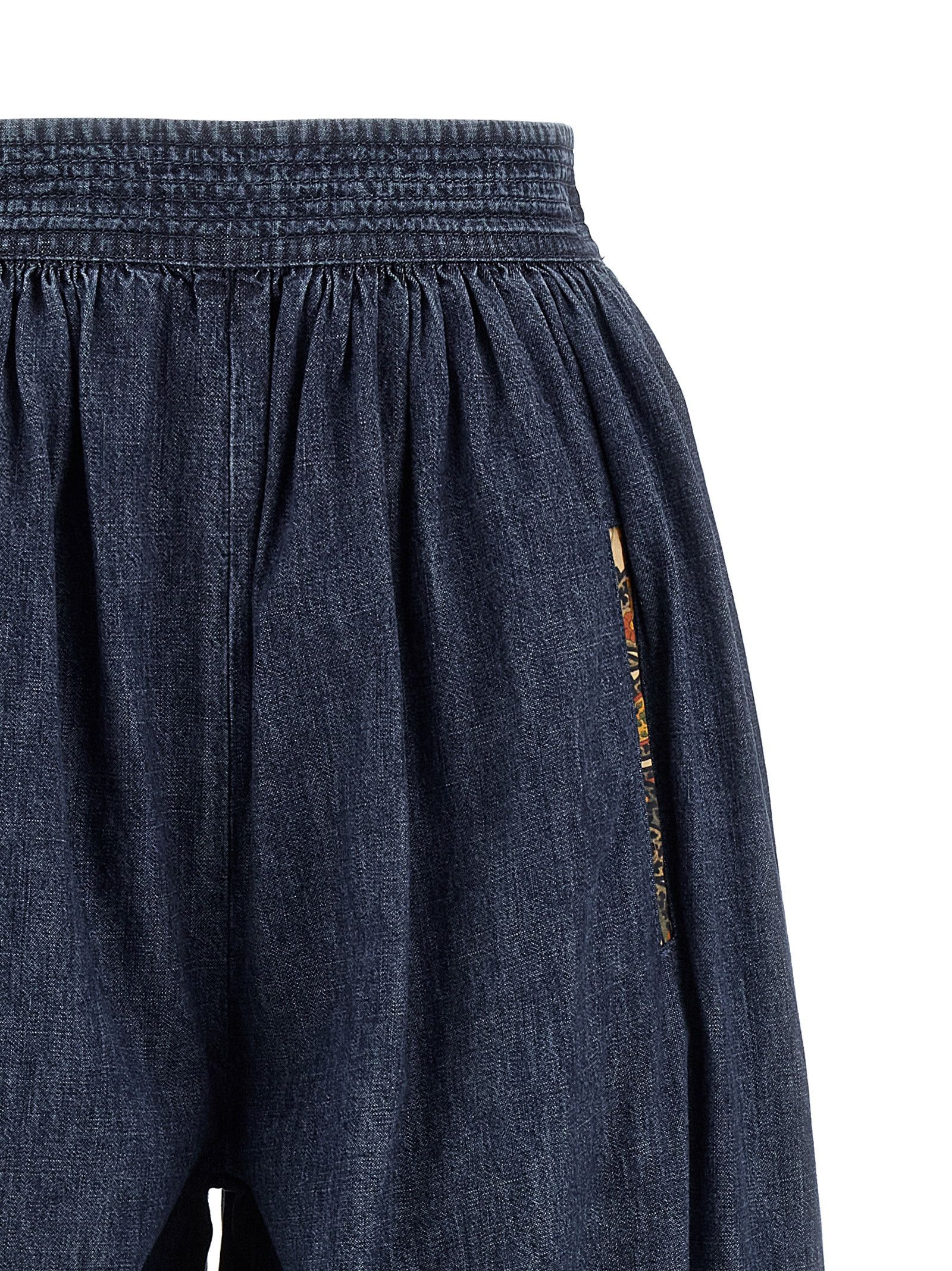 Valentino Valentino Garavani Denim Chambray Pants Size 26" / US 2 / IT 38 - 3 Thumbnail
