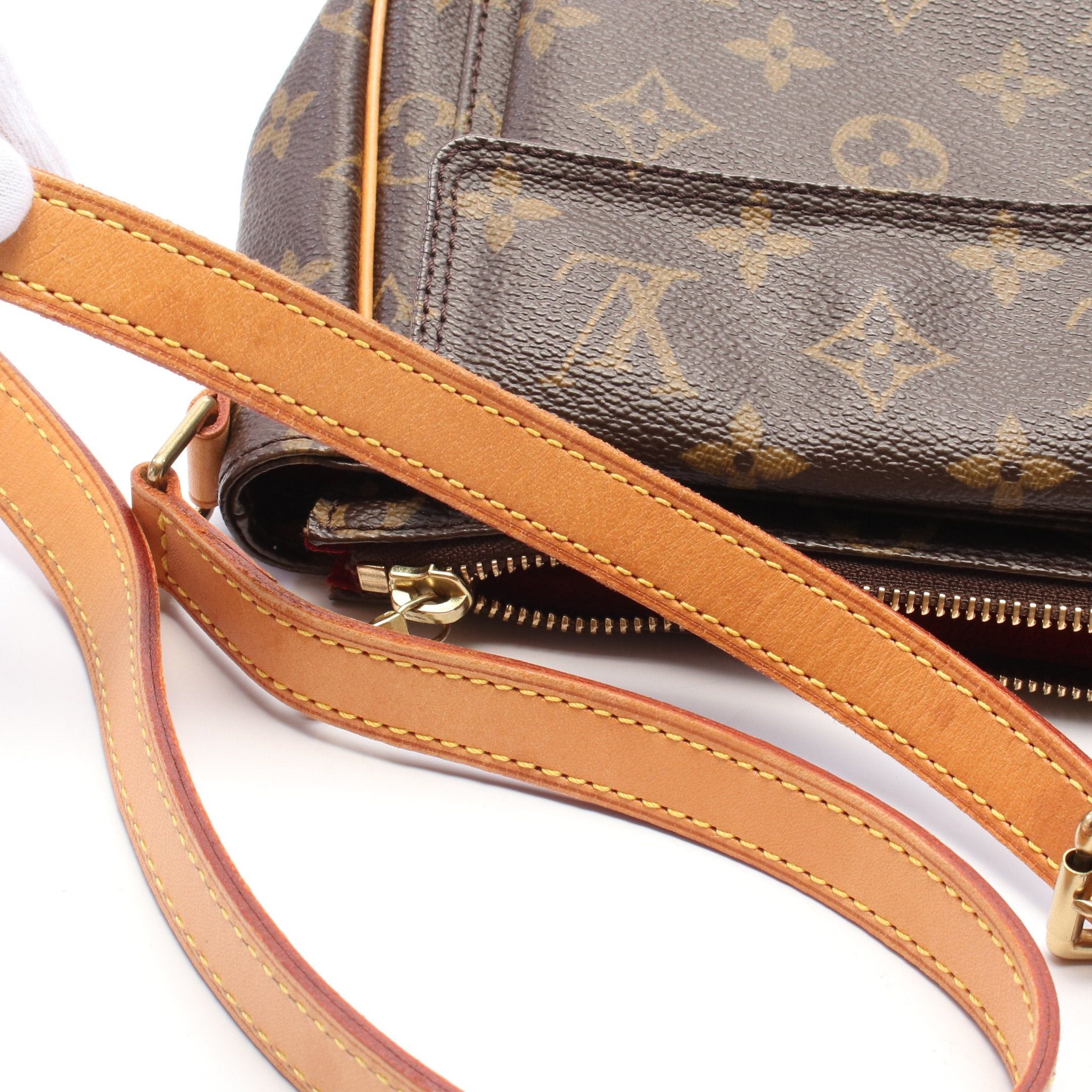 Louis Vuitton Louis Vuitton Viva Cite Pm Monogram Shoulder Bag Leather Brown Size ONE SIZE - 8 Thumbnail