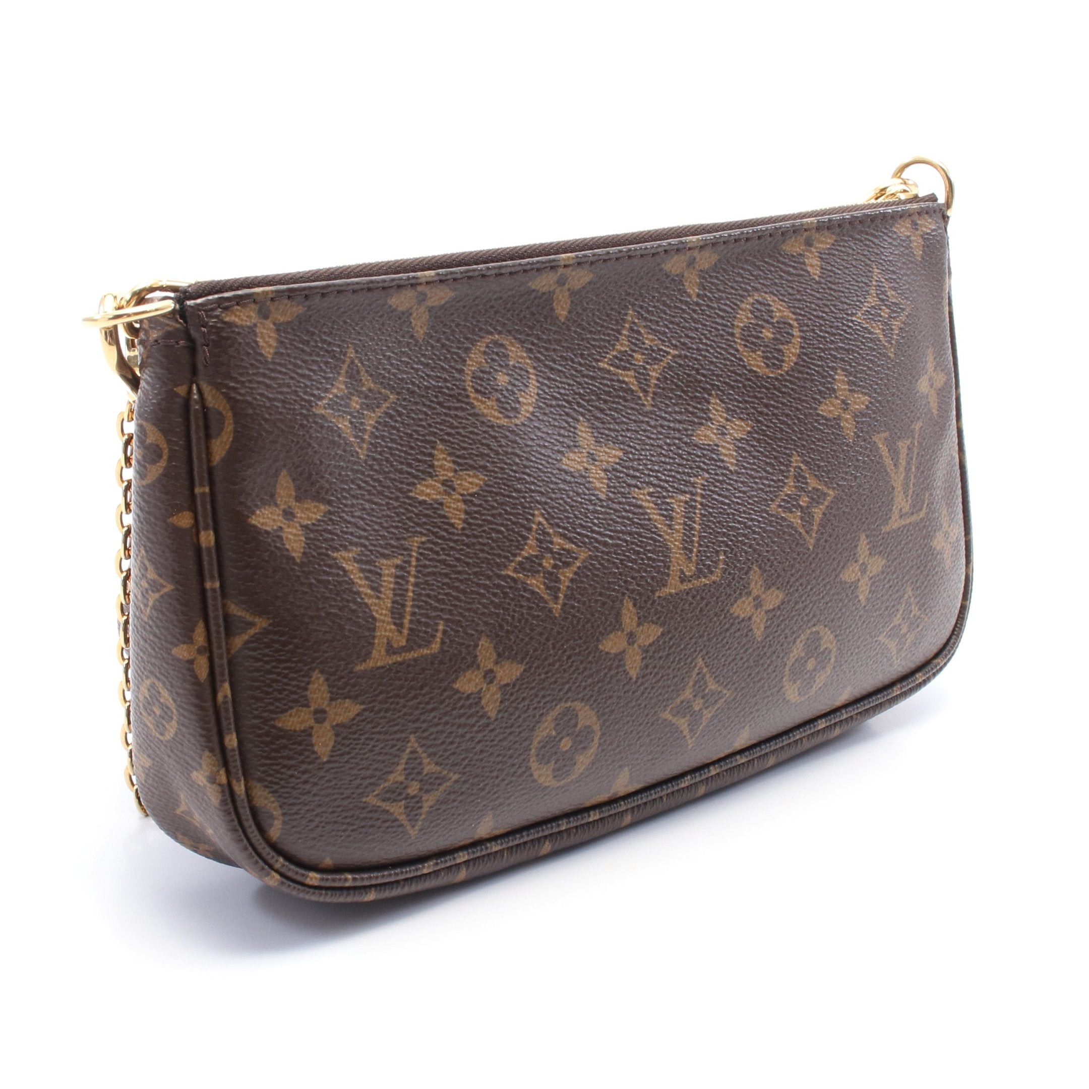 Louis Vuitton Louis Vuitton Multy Pochette Accessoires Monogram Khaki Shoulder Bag Brown Green Size ONE SIZE - 2 Thumbnail