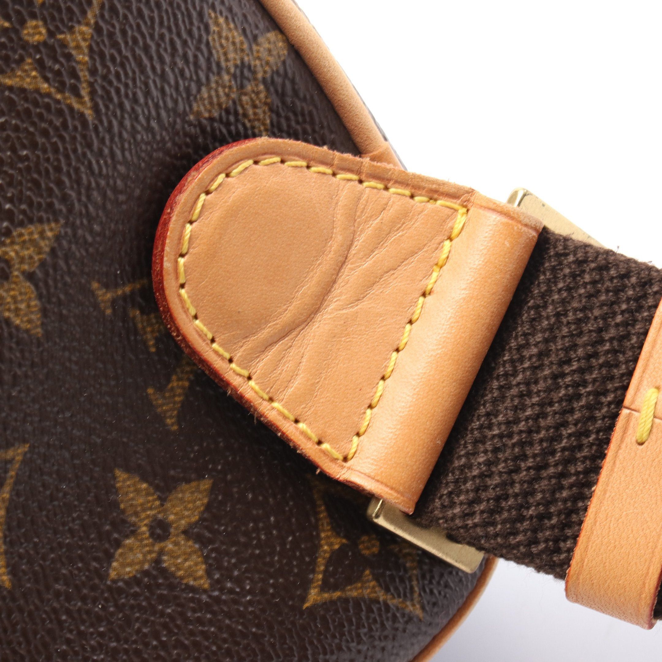 Louis Vuitton Louis Vuitton Pochette Ganju Monogram Body Bag Leather Brown Size ONE SIZE - 6 Thumbnail