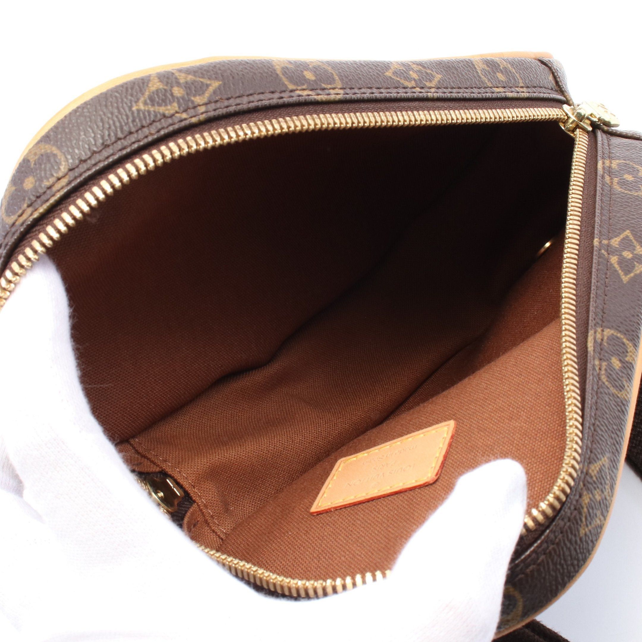 Louis Vuitton Louis Vuitton Pochette Ganju Monogram Body Bag Leather Brown Size ONE SIZE - 3 Thumbnail