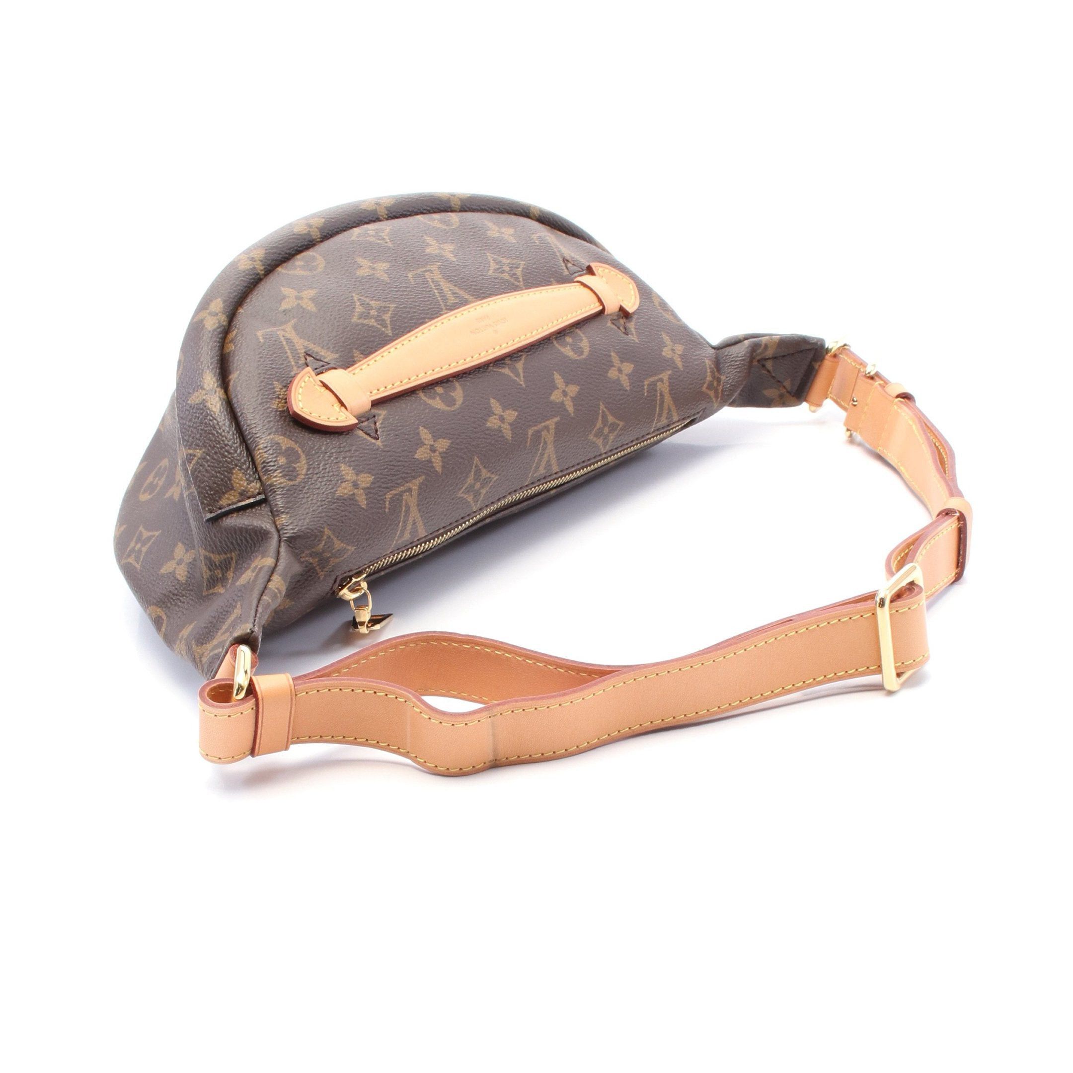Louis Vuitton Louis Vuitton Bum Bag Monogram Body Waist Leather Brown Size ONE SIZE - 2 Thumbnail