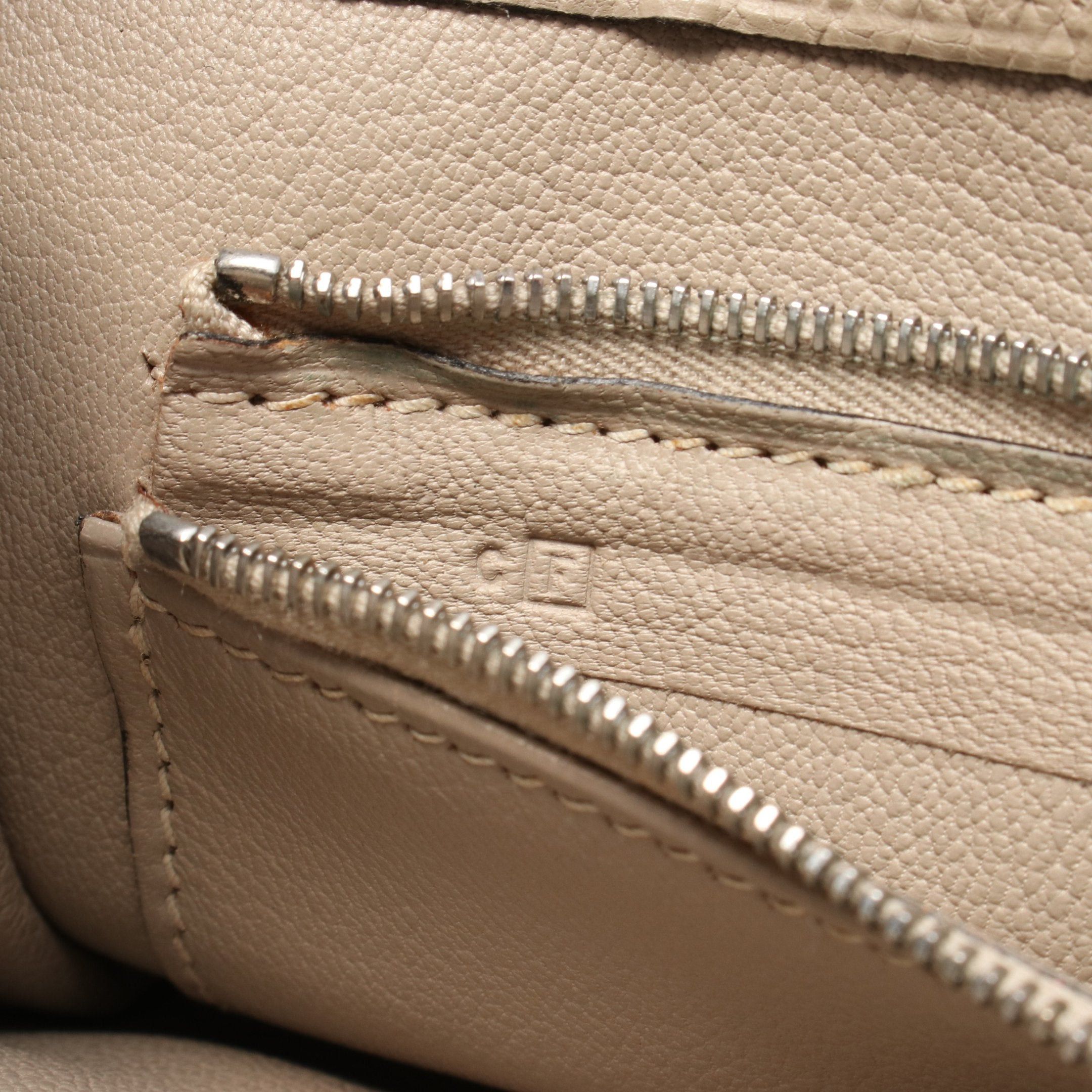 Hermes Hermes Fool Toe Pm Tourtiere Gray Handbag Tote Bag Togo Beige Silver Hardware Stamp (Manufactured Around 2002) Size ONE SIZE - 5 Thumbnail