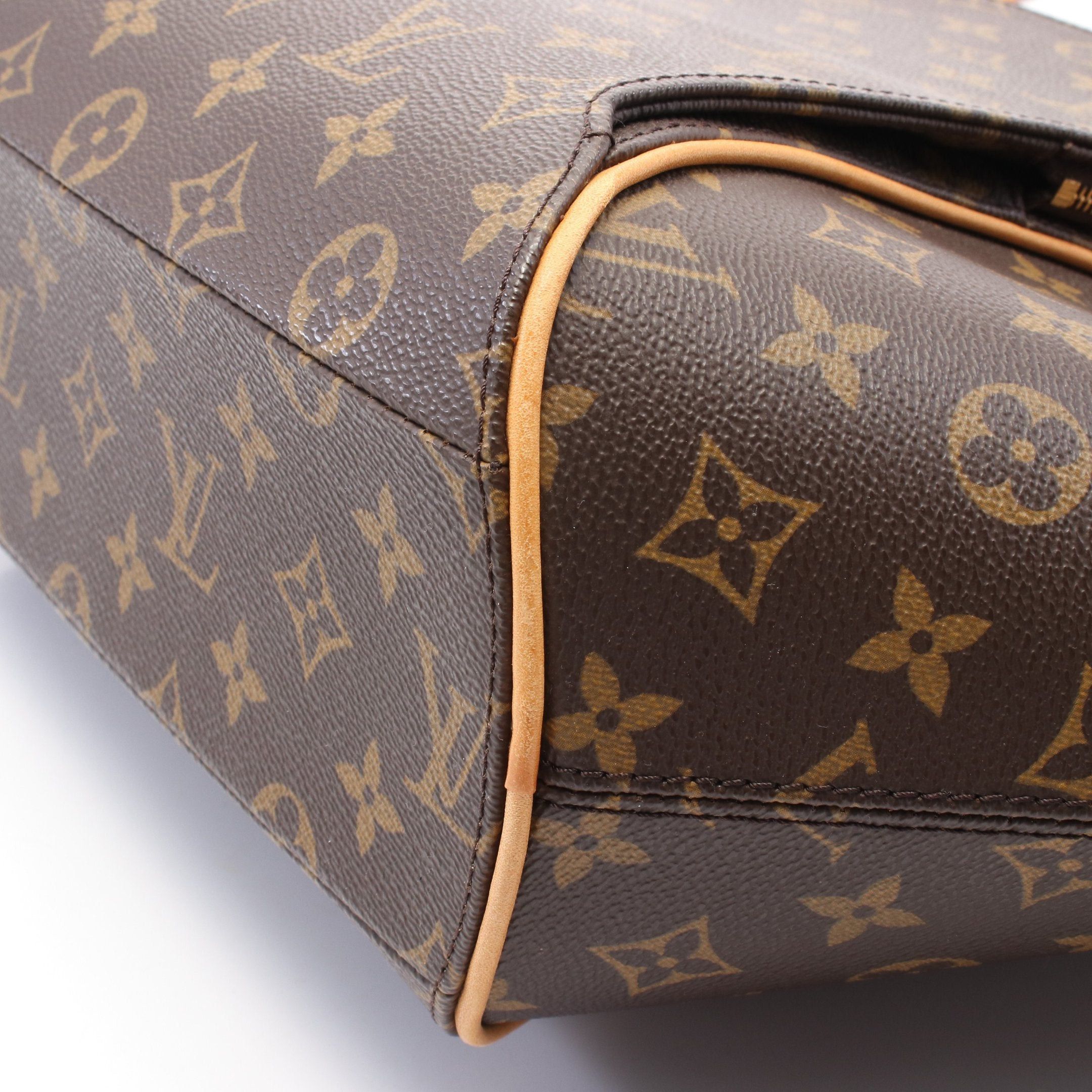 Louis Vuitton Louis Vuitton Ellipse Shopping Monogram Shoulder Bag Leather Brown Size ONE SIZE - 7 Thumbnail