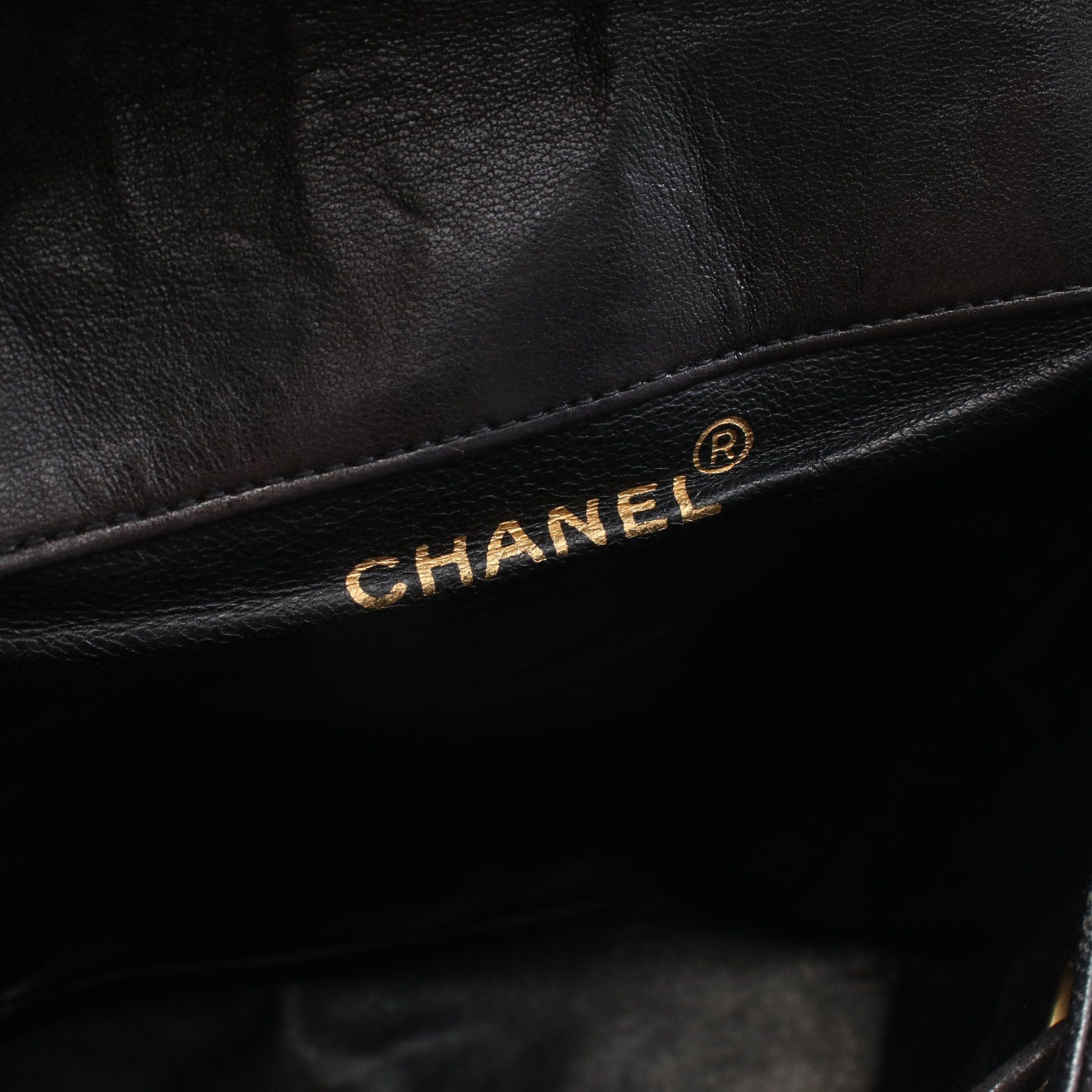 Chanel Chanel Matelasse Backpack Rucksack Lambskin Black Gold Hardware Size ONE SIZE - 4 Thumbnail