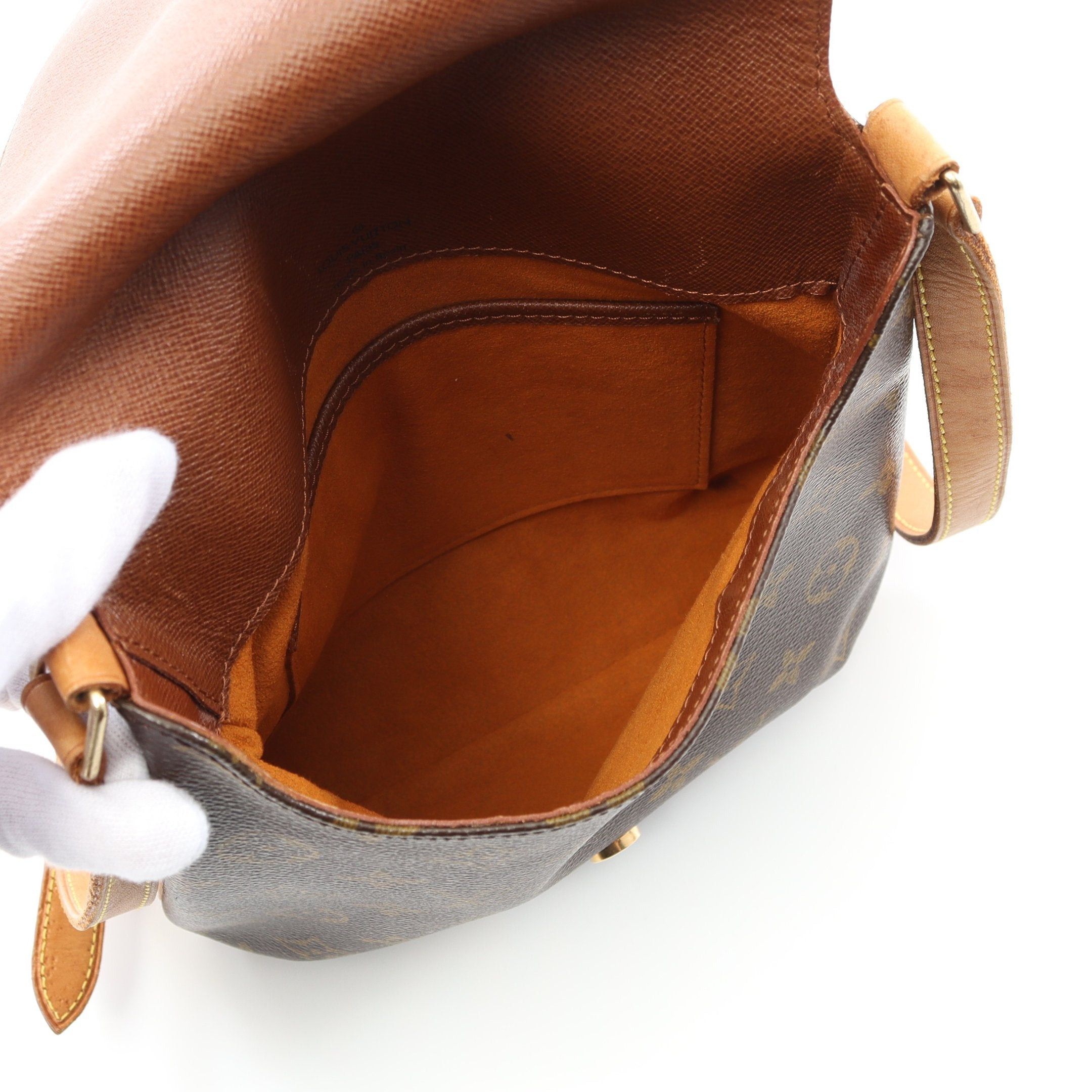 Louis Vuitton Louis Vuitton Musette Salsa Long Strap Monogram Shoulder Bag Leather Brown Size ONE SIZE - 3 Thumbnail