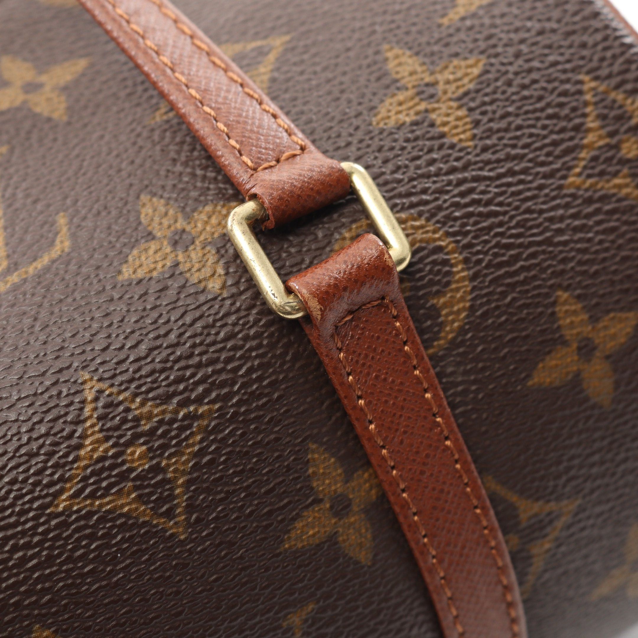 Louis Vuitton Louis Vuitton Papillon 26 Monogram Old Model Handbag Leather Brown Size ONE SIZE - 8 Thumbnail